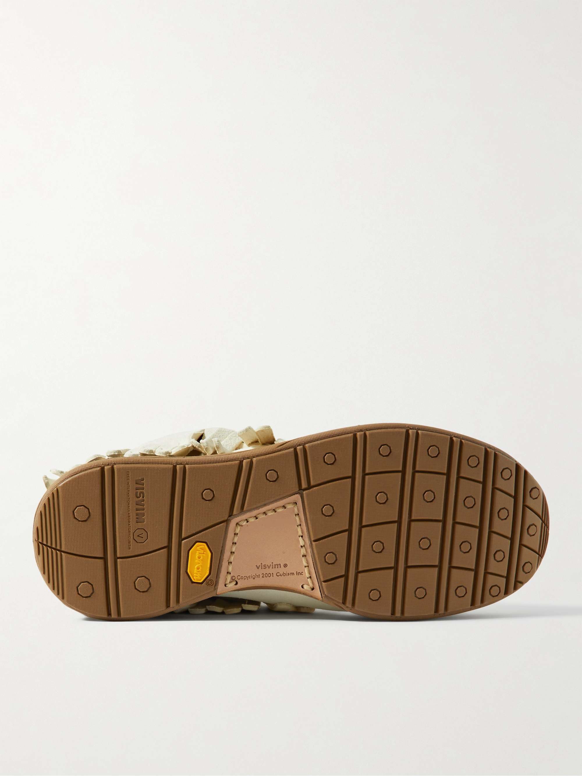 VISVIM FBT Shaman-Folk Fringed Beaded Suede Boots