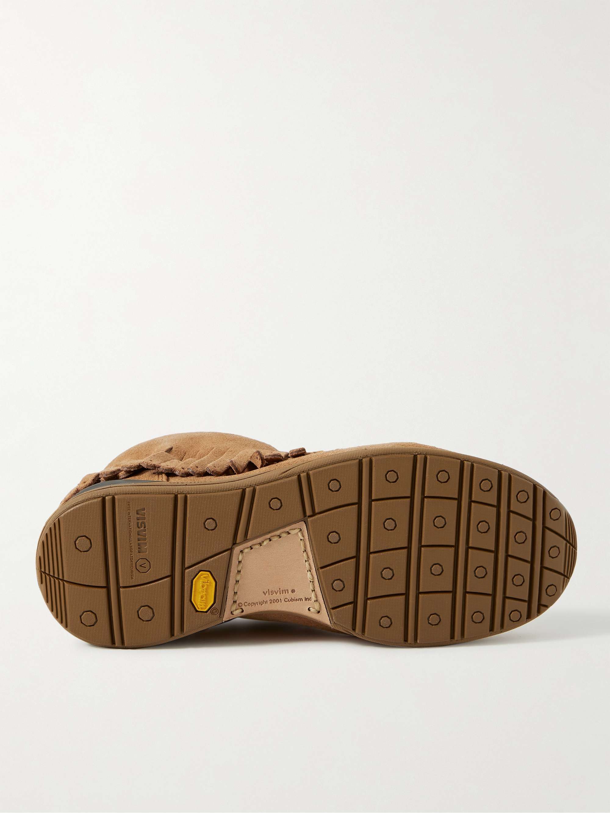 VISVIM FBT Shaman-Folk Fringed Beaded Suede Boots