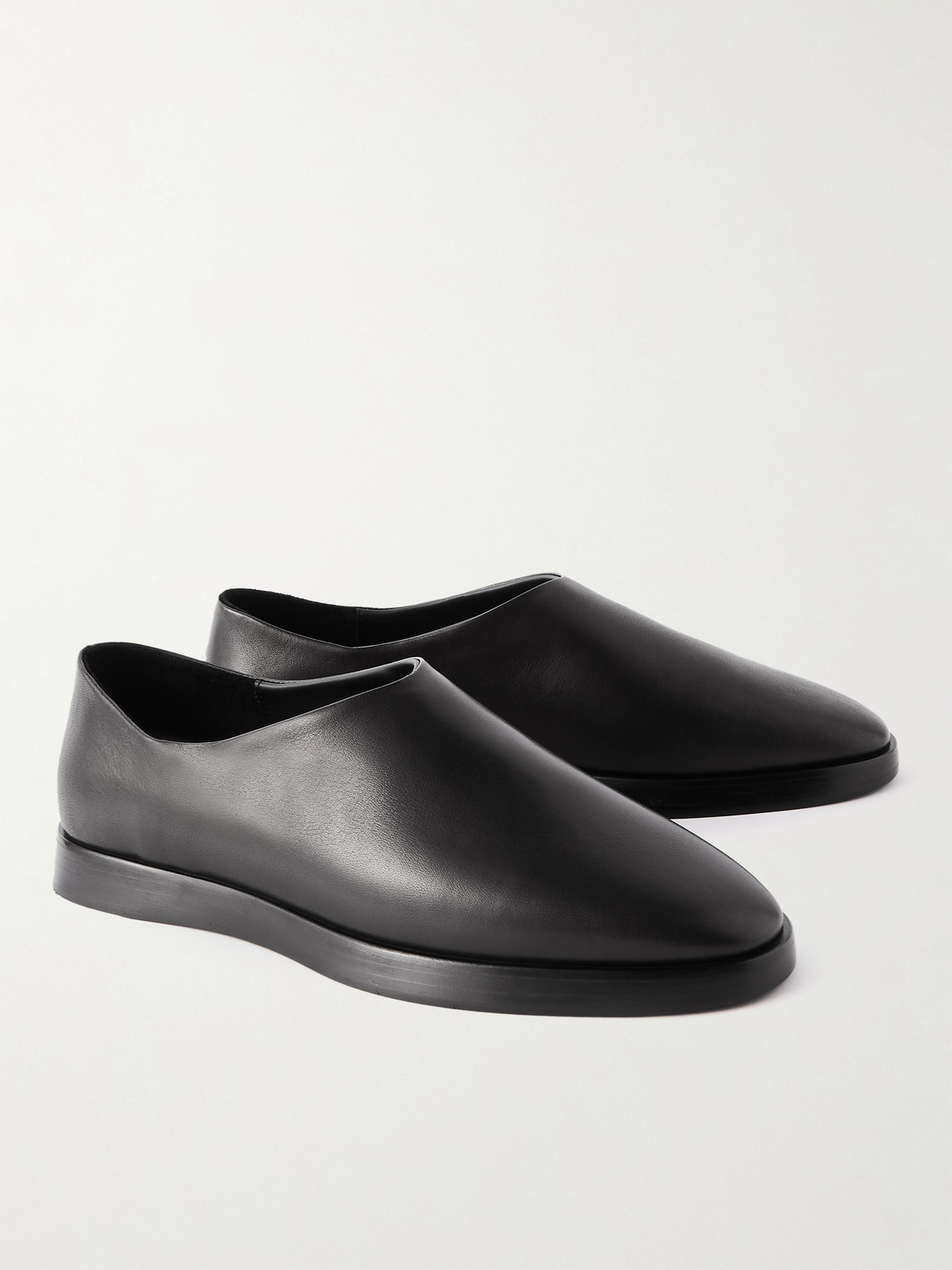 Fear of God Eternal Collapsible-Heel Leather Loafers | Smart Closet
