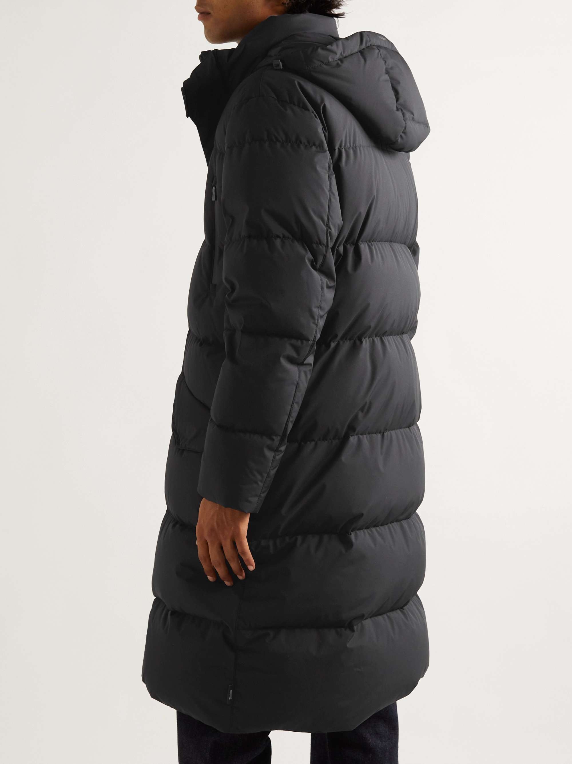 HERNO LAMINAR Quilted Shell Hooded Jacket