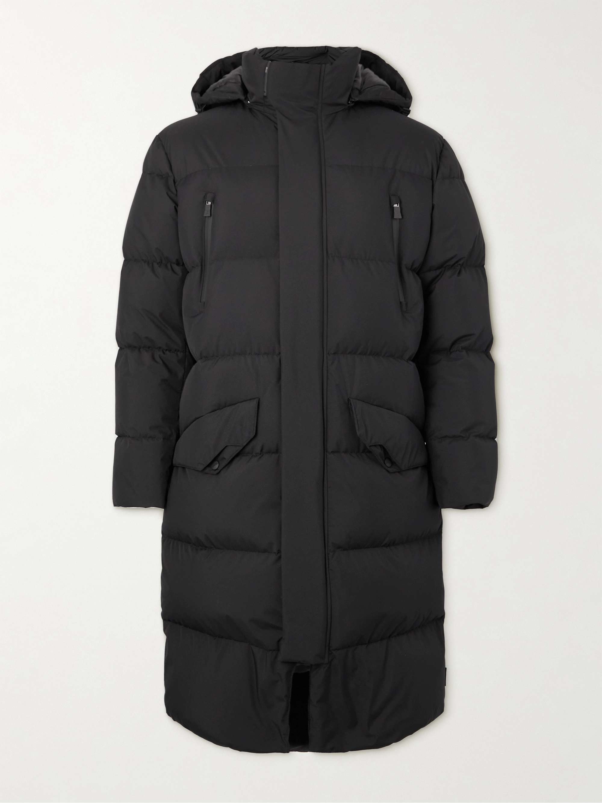 HERNO LAMINAR Quilted Shell Hooded Jacket