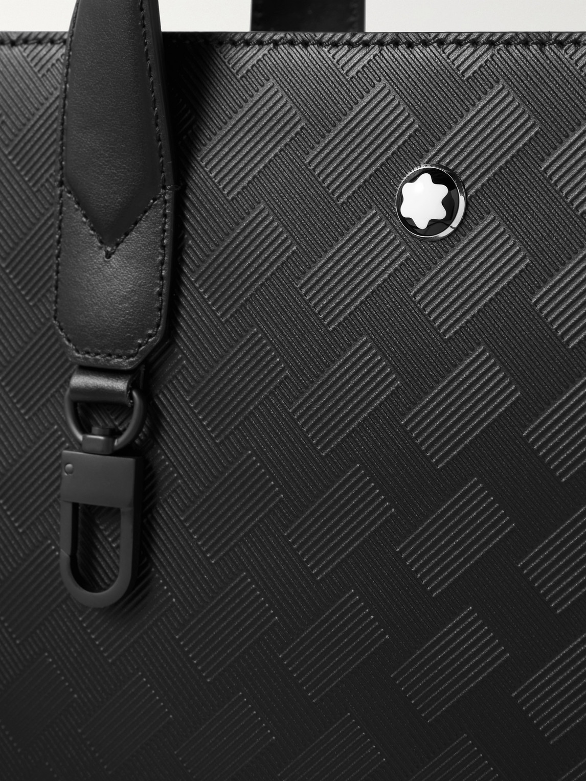 Shop Montblanc Extreme 3.0 Cross-grain Leather Document Holder In Black