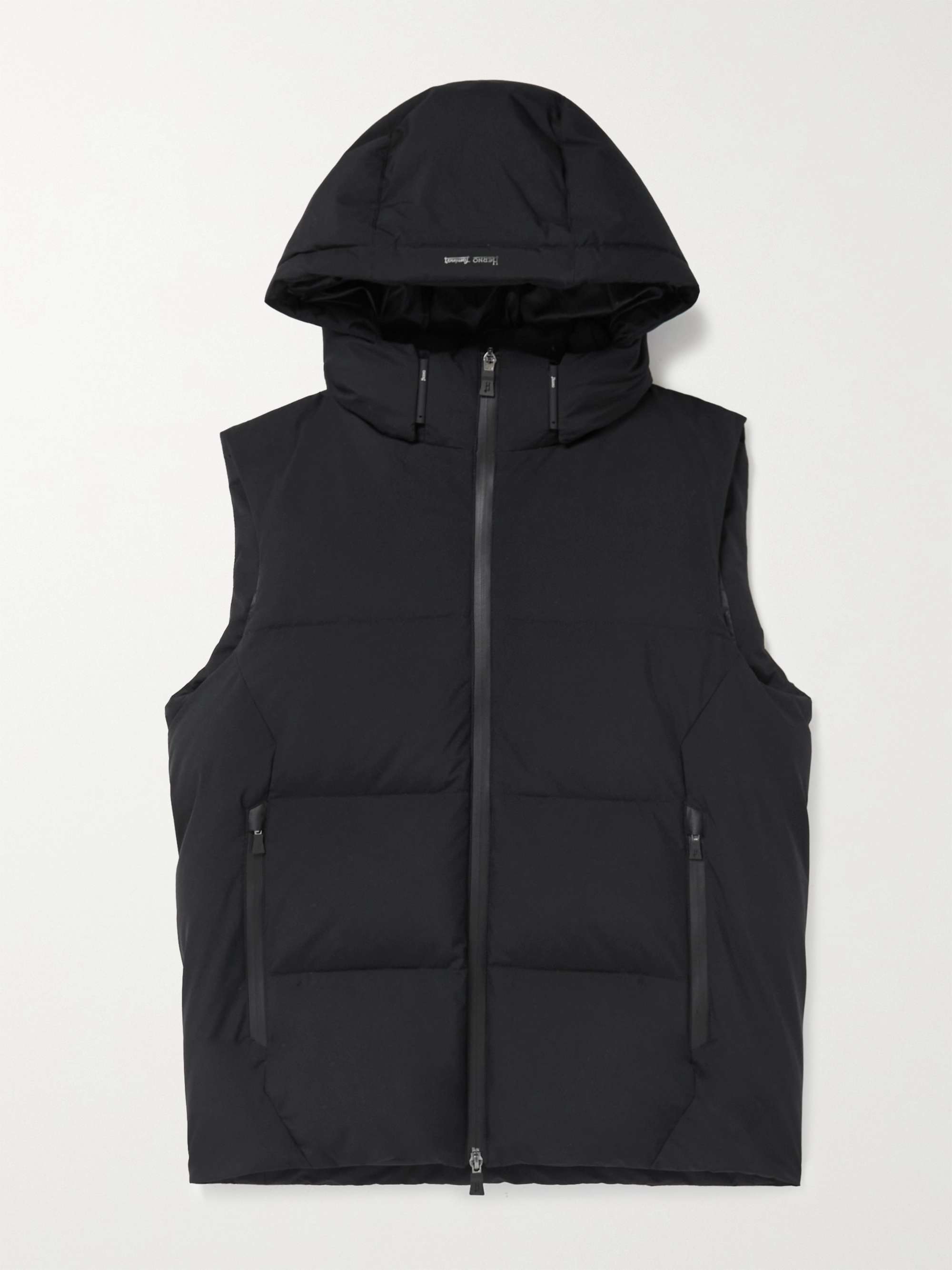 HERNO LAMINAR Quilted GORE-TEX™ WINDSTOPPER Hooded Down Gilet