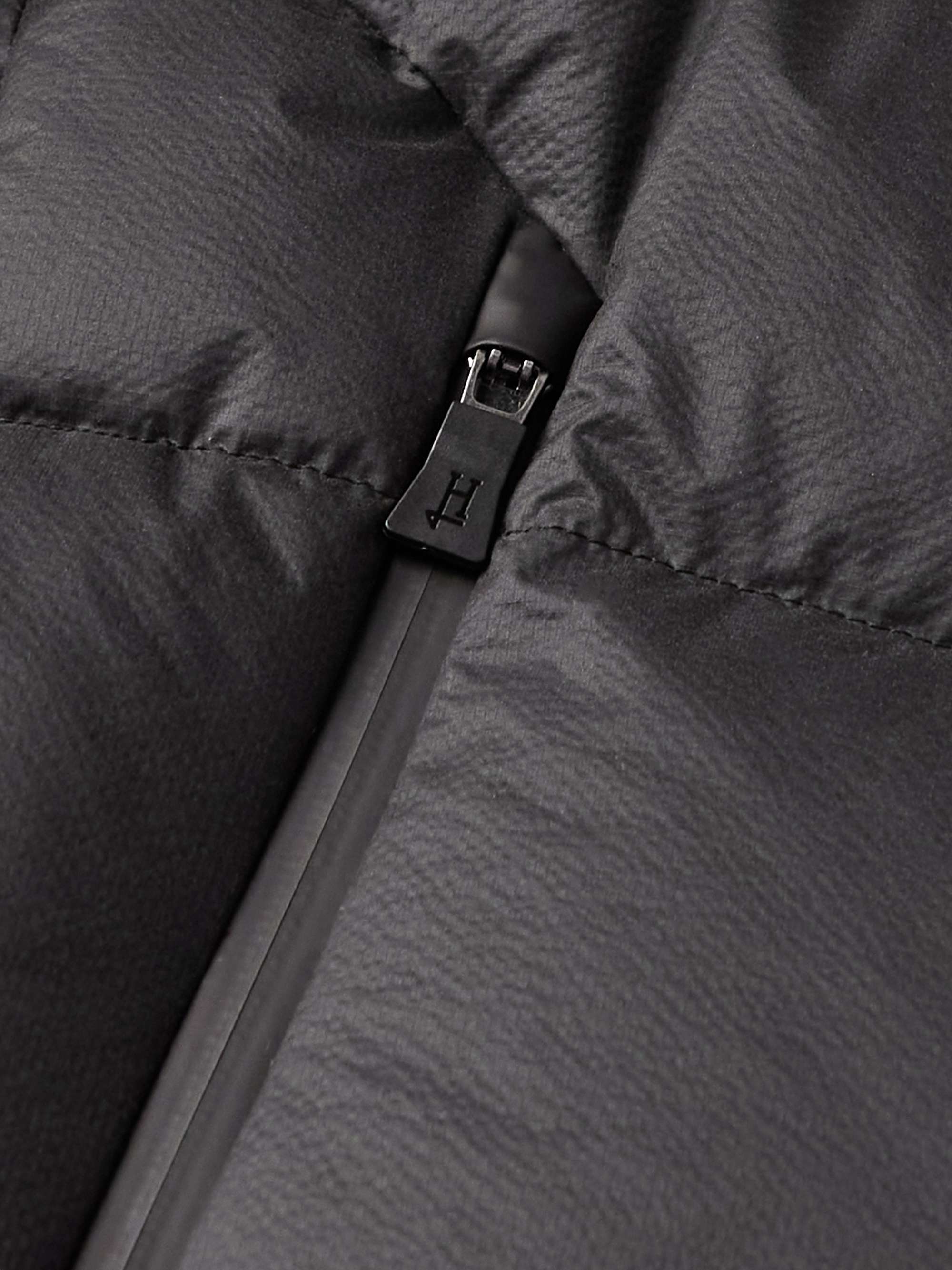 HERNO LAMINAR Flashlight Ripstop Hooded Down Jacket