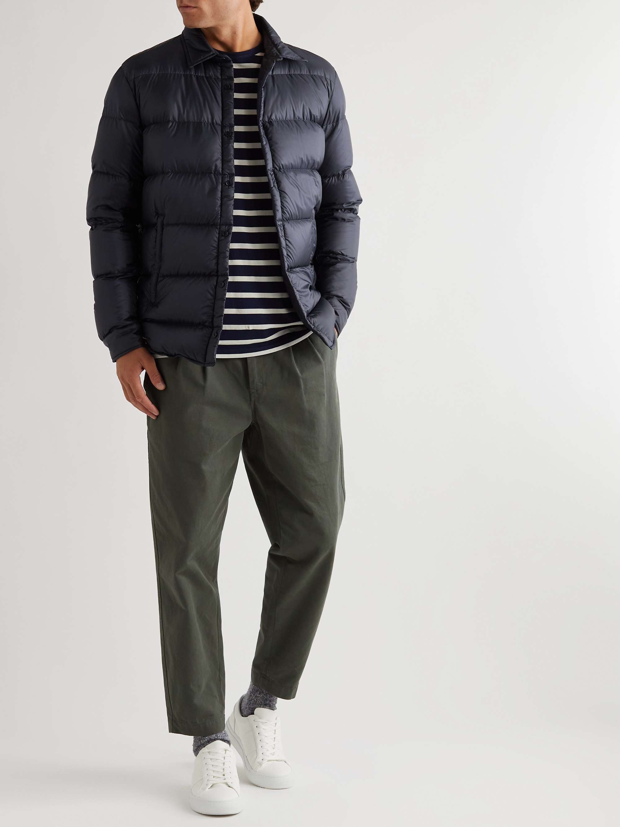 HERNO Quilted Shell Down Shirt Jacket | MR PORTER