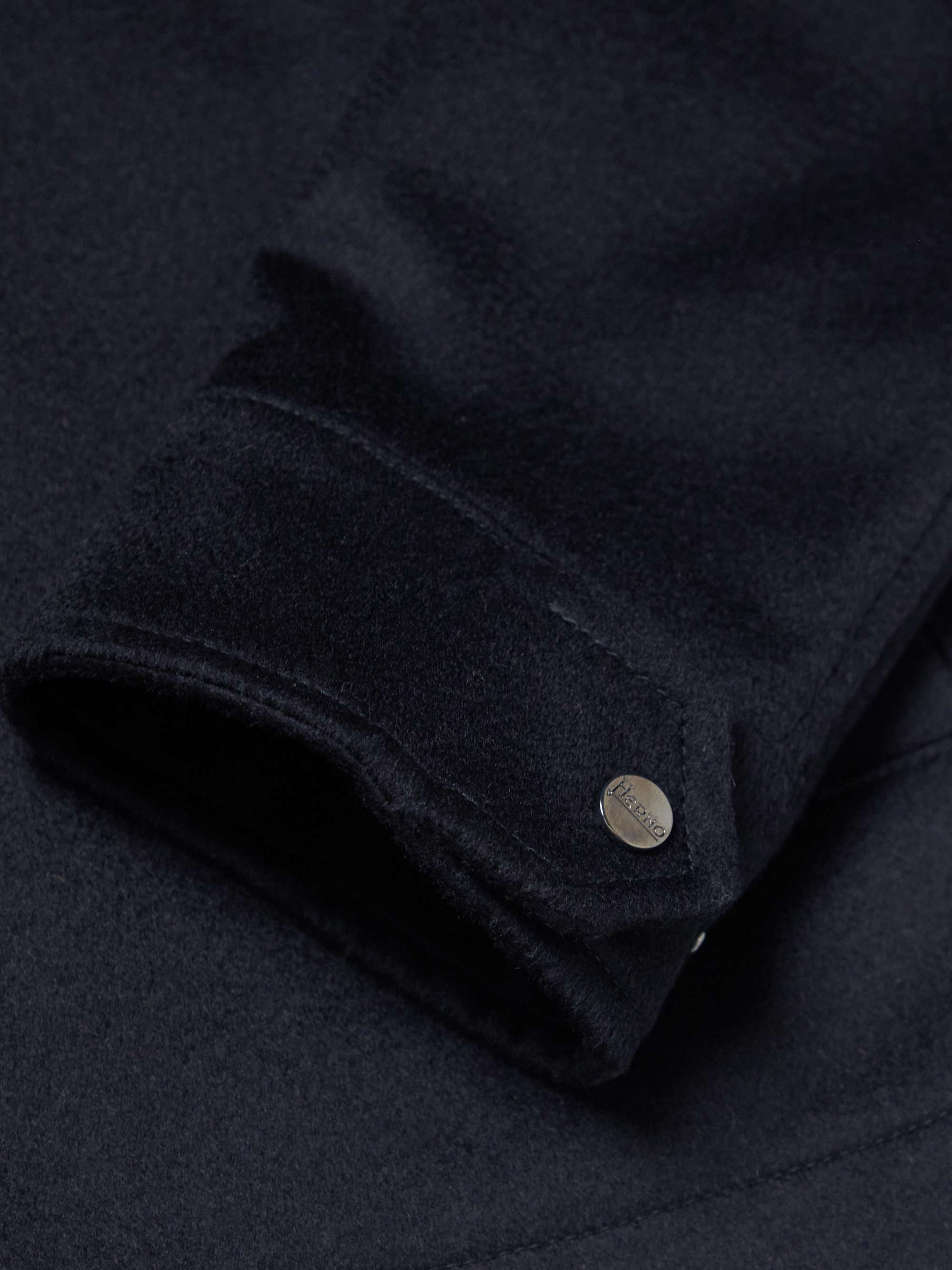 HERNO Wool and Cashmere-Blend Shirt Jacket