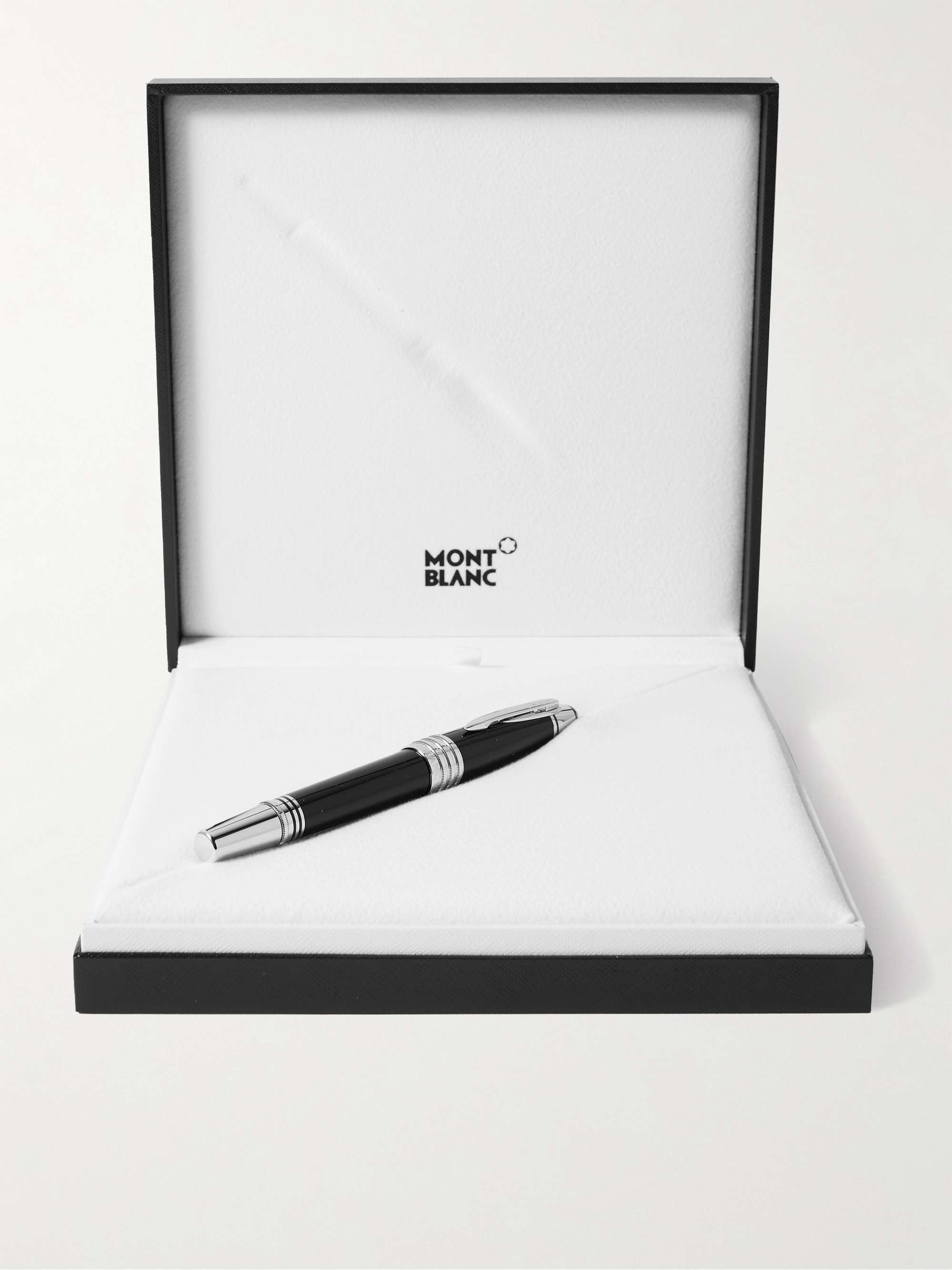 MONTBLANC + John F. Kennedy Resin and Platinum-Plated Fountain Pen