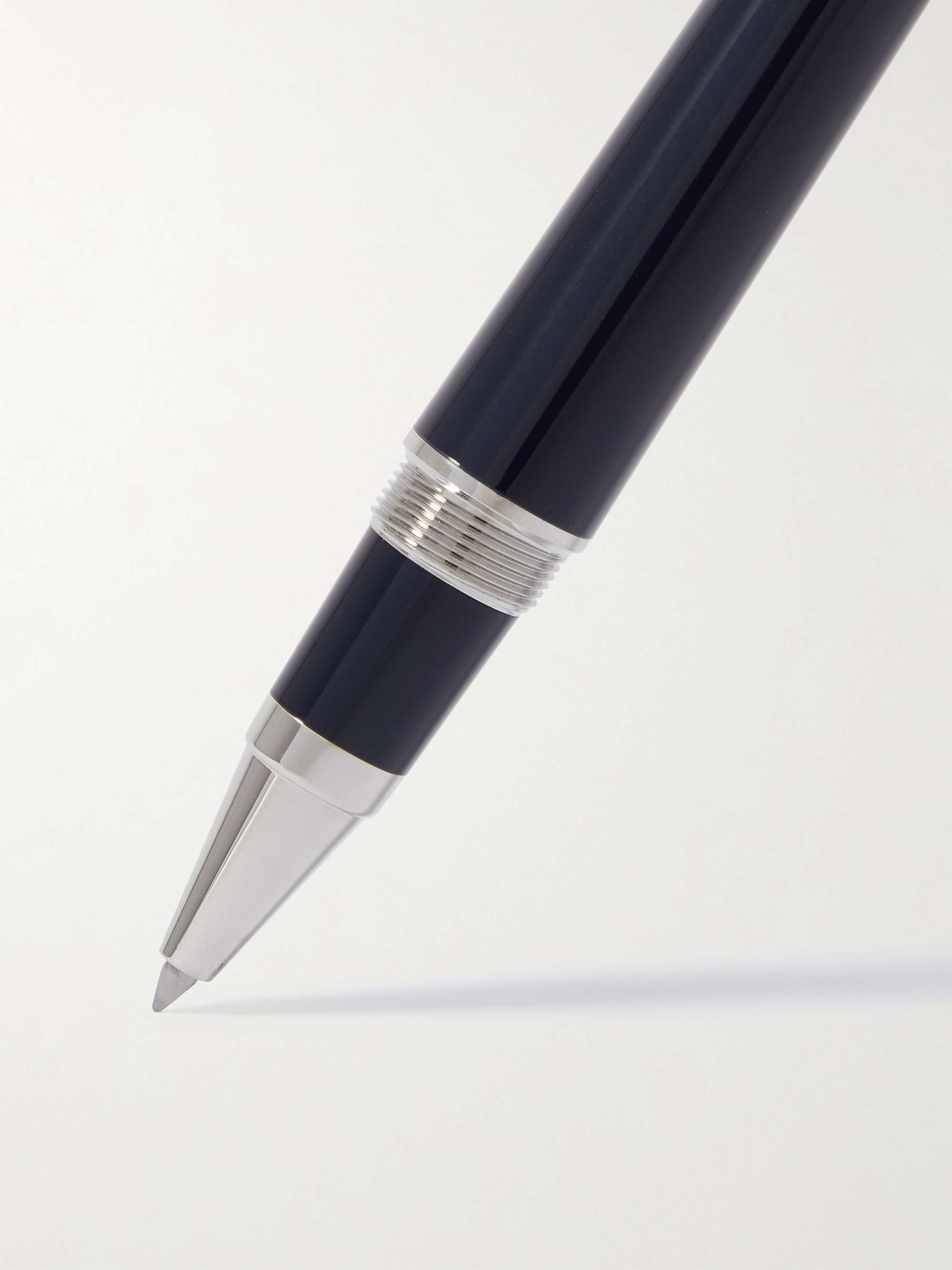 MONTBLANC + John F. Kennedy Resin and Platinum-Plated Fountain Pen