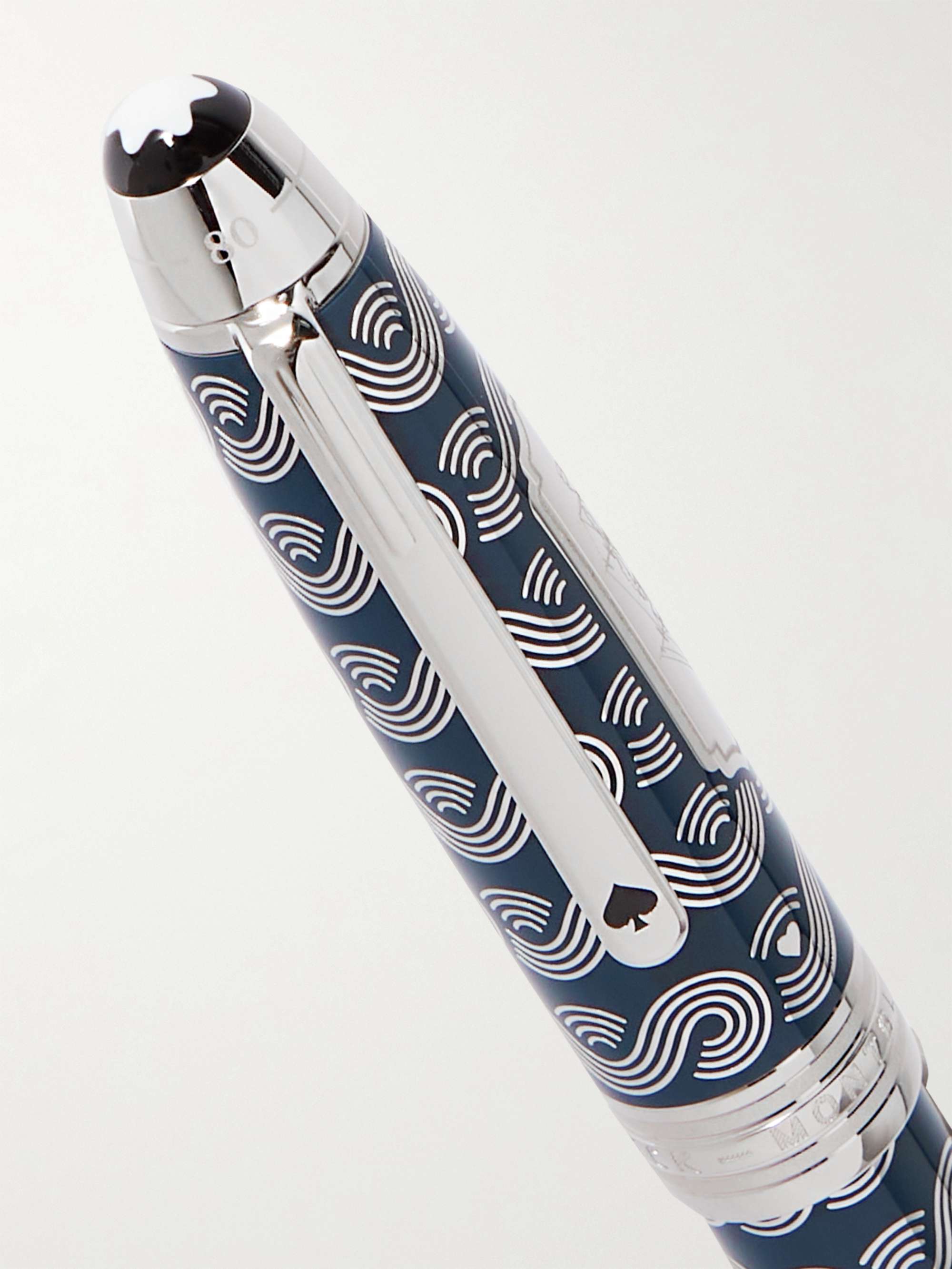 MONTBLANC Meisterstück LeGrand Traveller Resin and Gold- and Platinum-Plated Fountain Pen