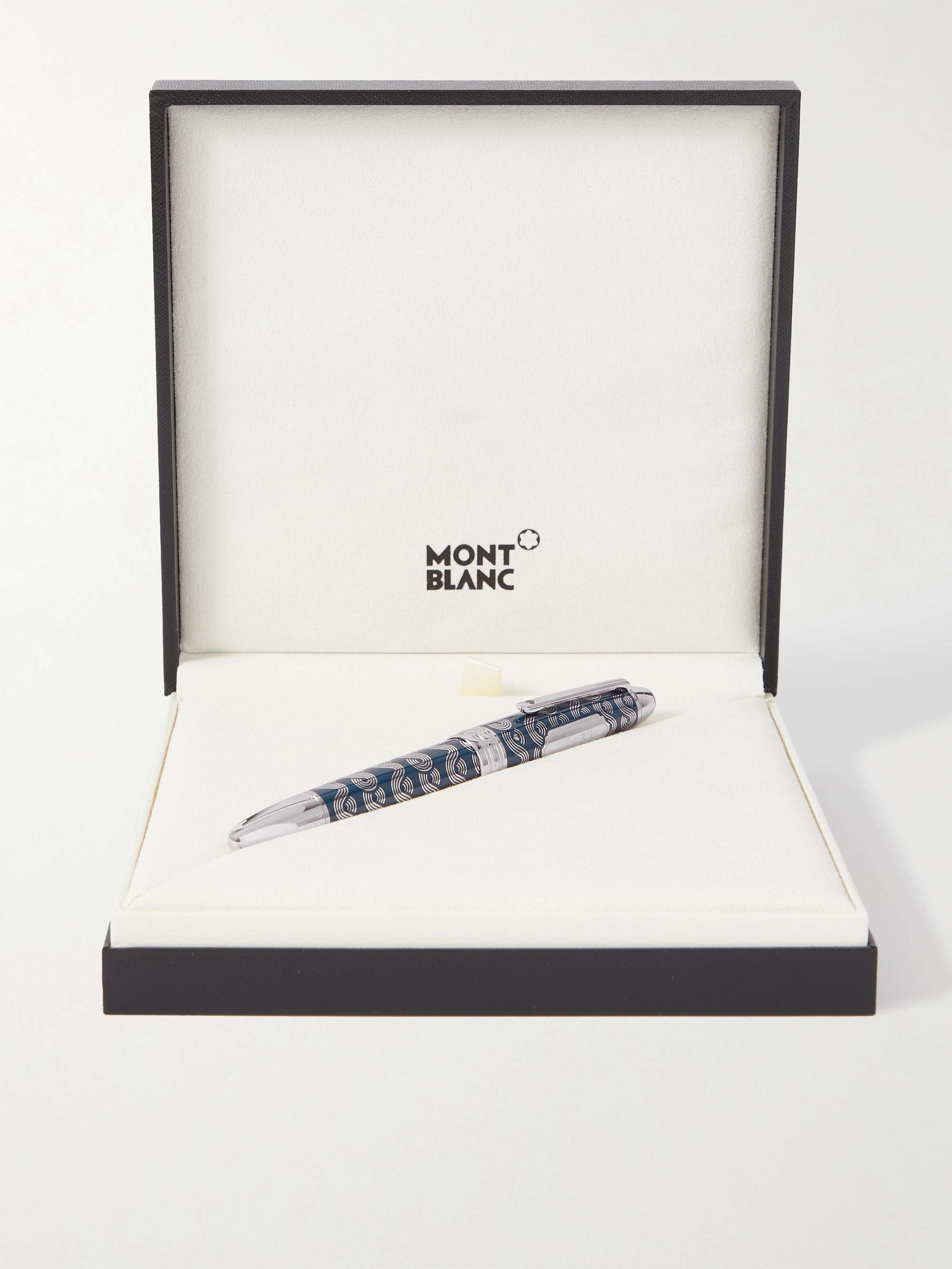MONTBLANC Meisterstück LeGrand Traveller Resin and Gold- and Platinum-Plated Fountain Pen