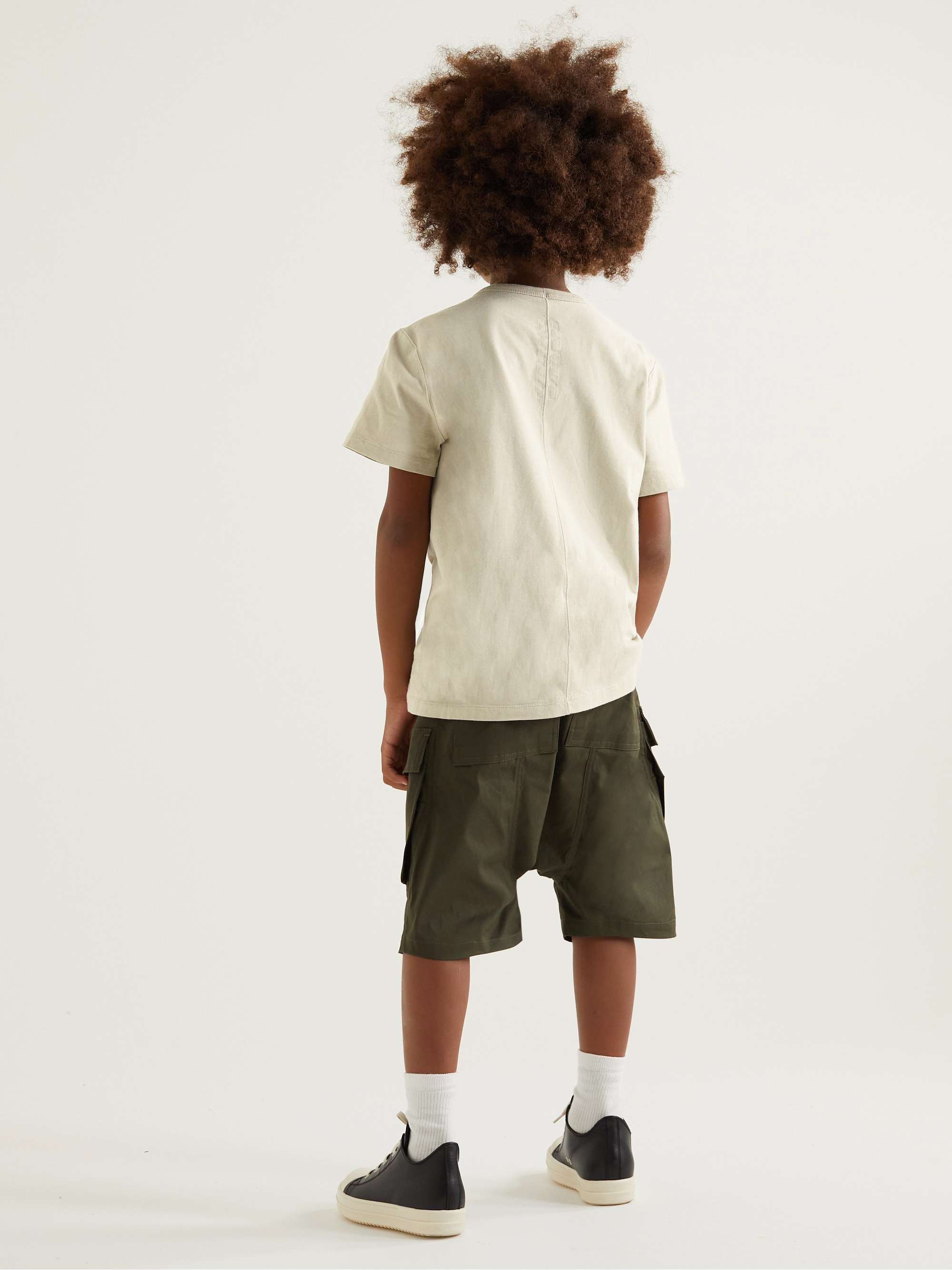 RICK OWENS KIDS Level Cotton-Jersey T-Shirt