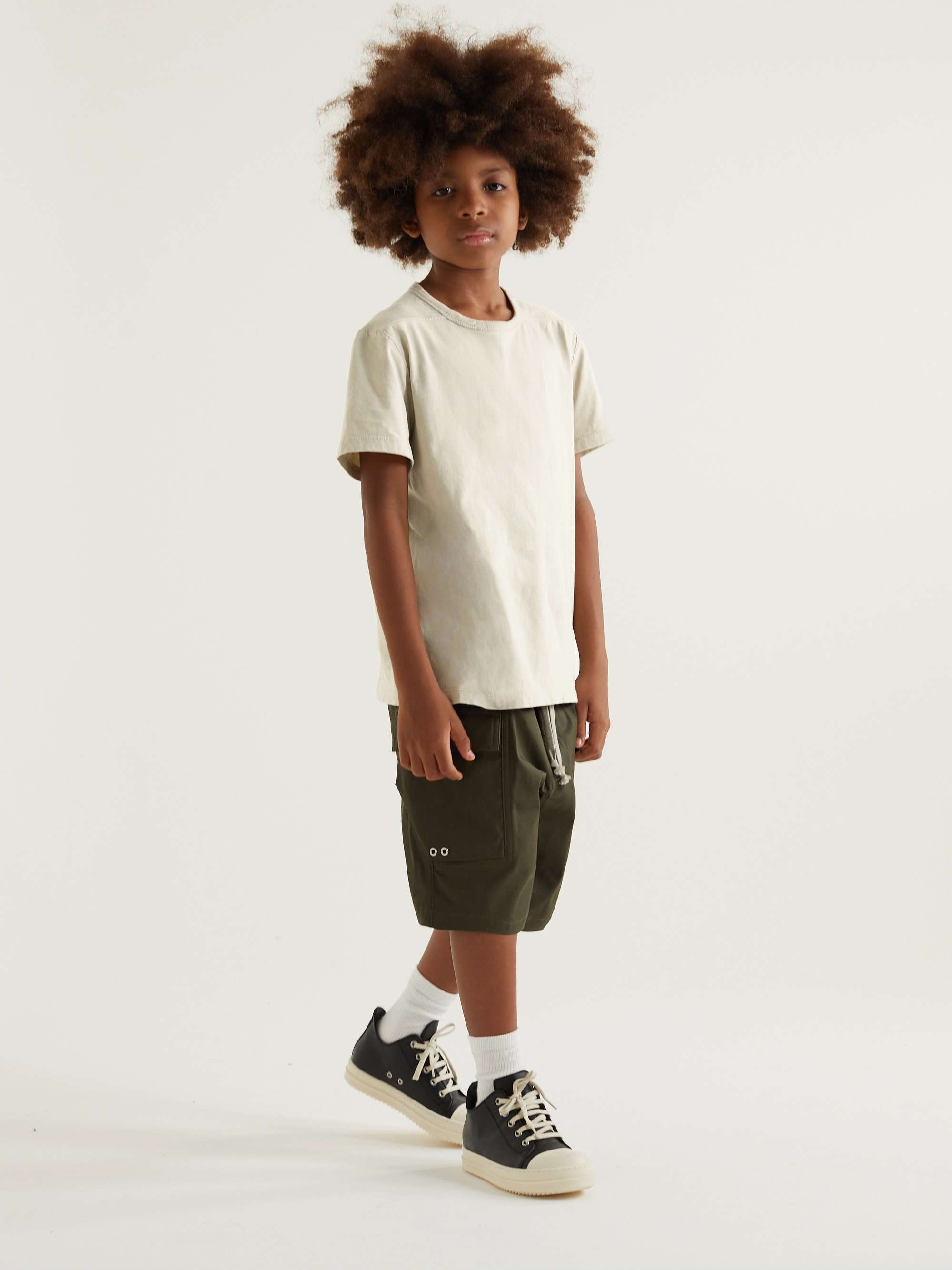 RICK OWENS KIDS Level Cotton-Jersey T-Shirt
