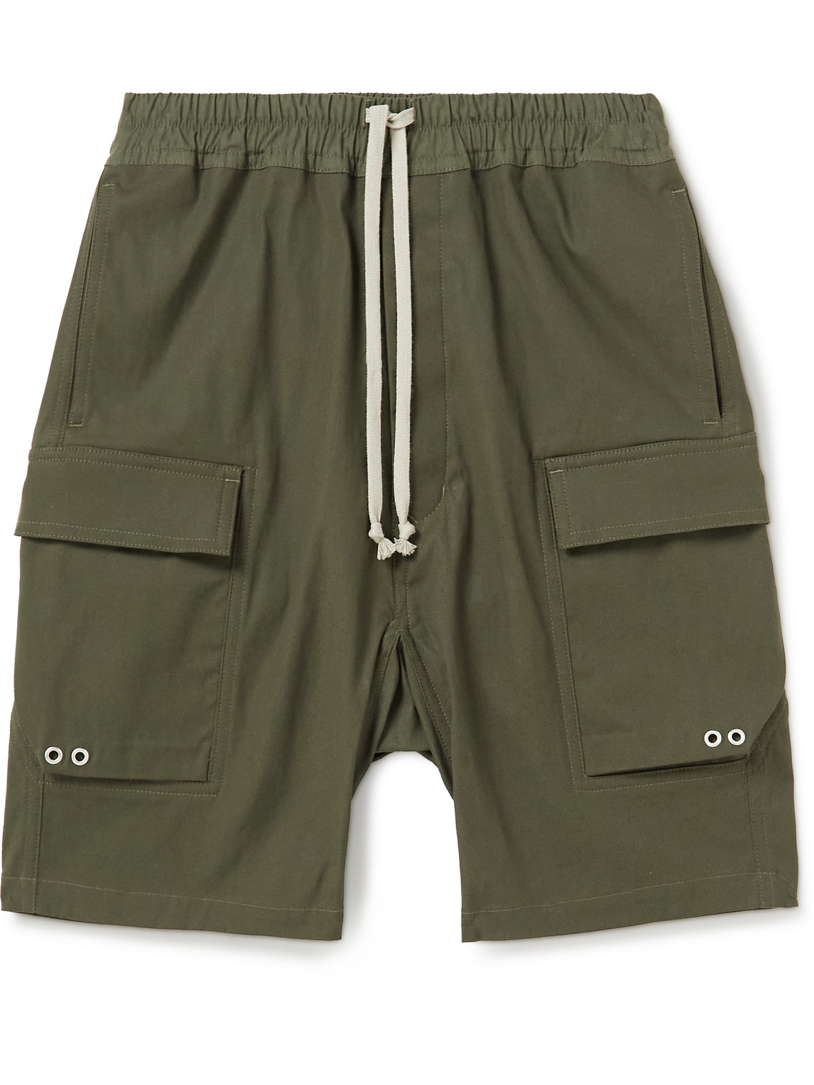 Pods Stretch-Cotton Poplin Drawstring Shorts