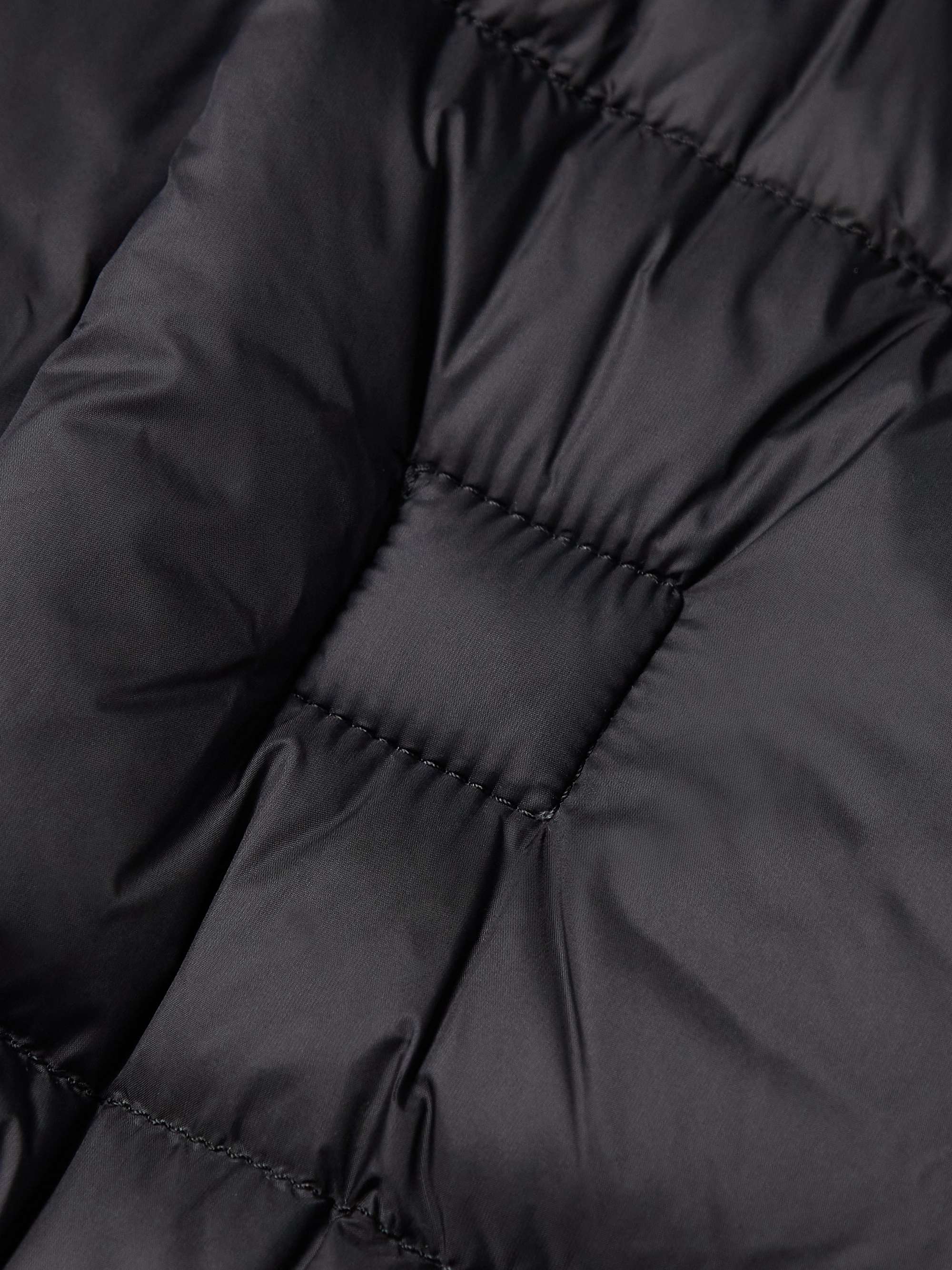 RICK OWENS KIDS Piumino smanicato in nylon trapuntato con cappuccio Duvet