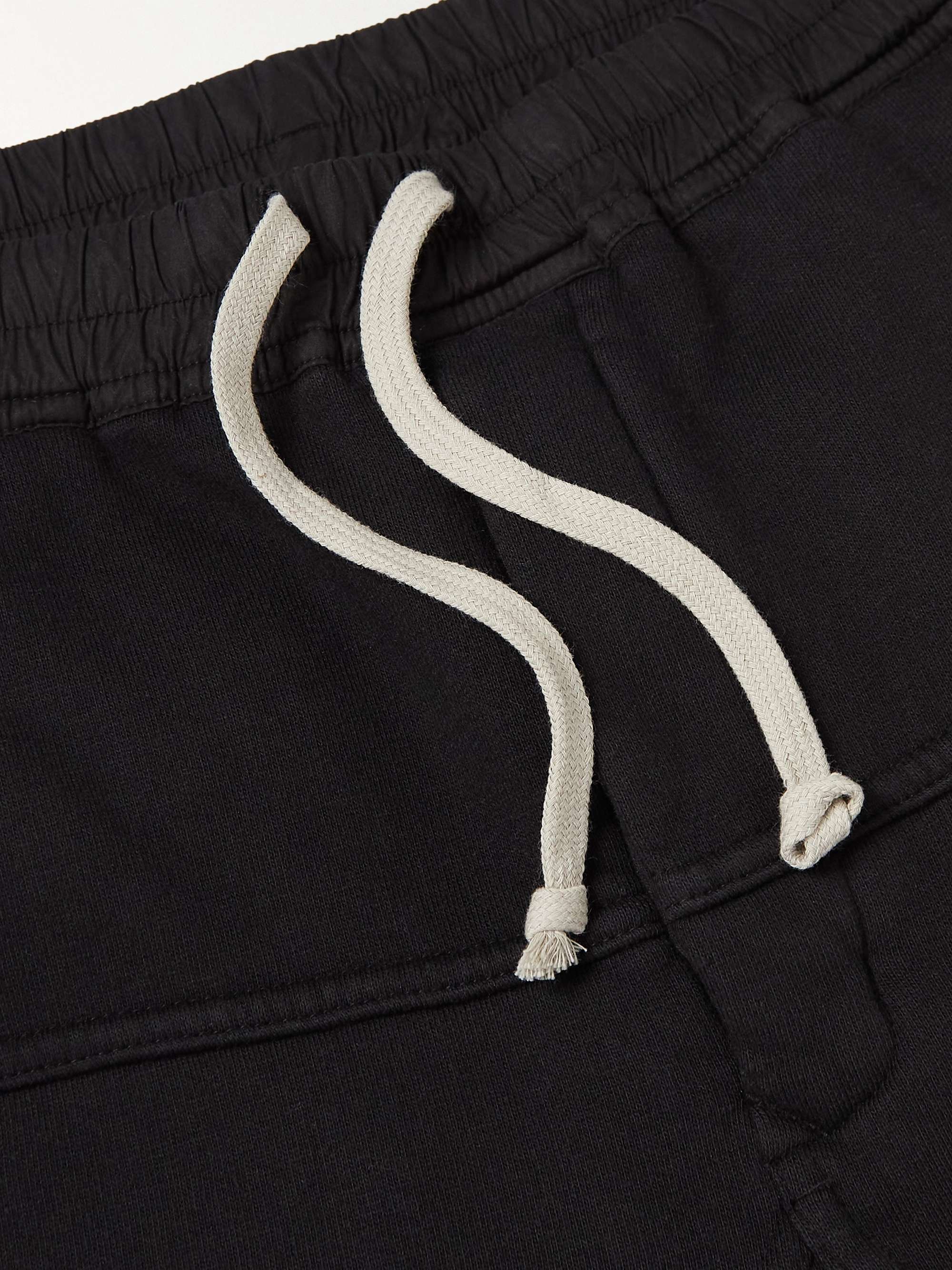 RICK OWENS KIDS Tapered Cotton-Jersey Drawstring Sweatpants