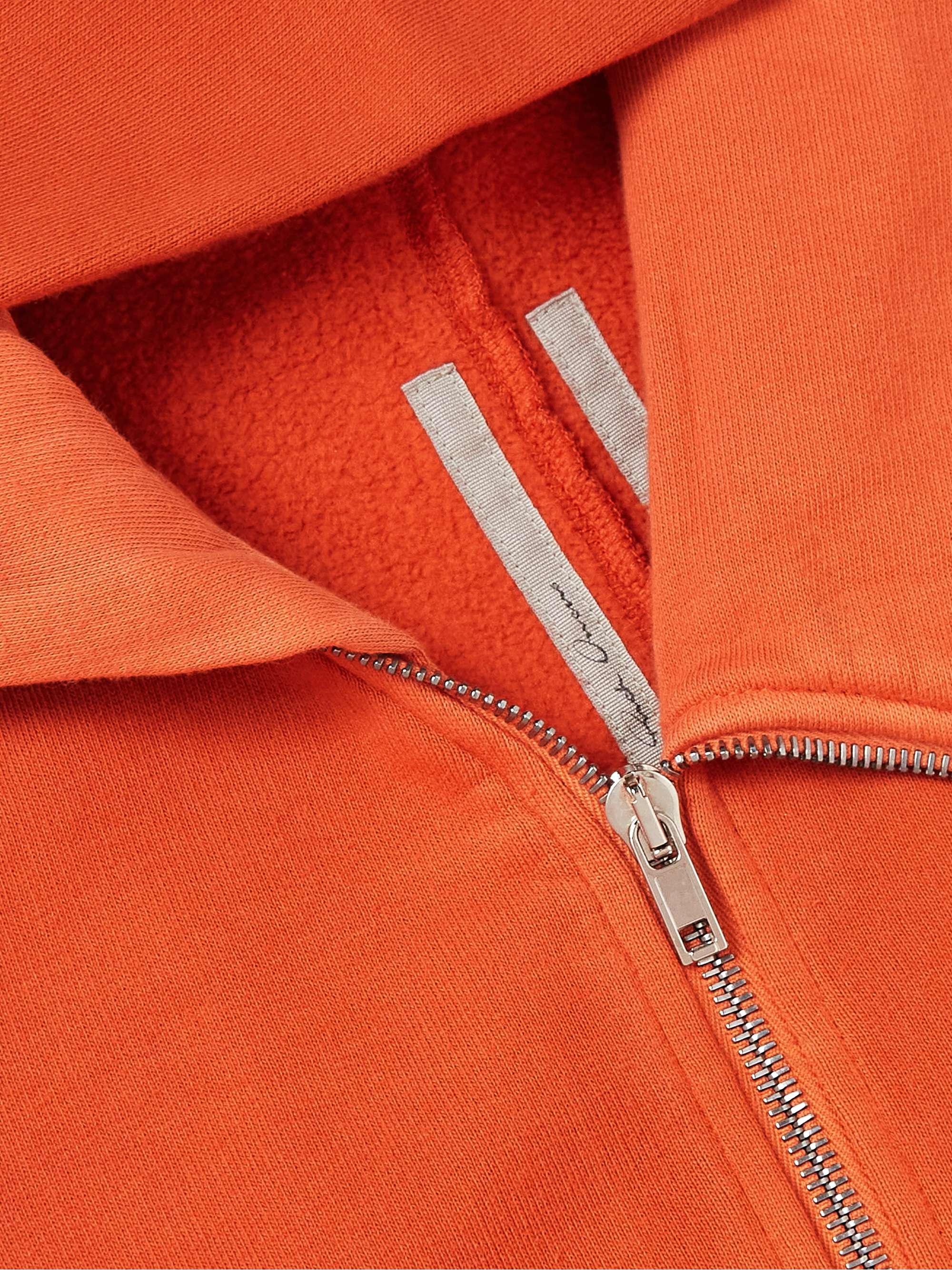 RICK OWENS KIDS Mountain Cotton-Jersey Zip-Up Hoodie for Men