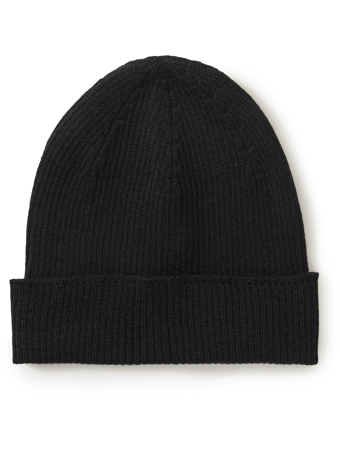 Ribbed Wool Beanie