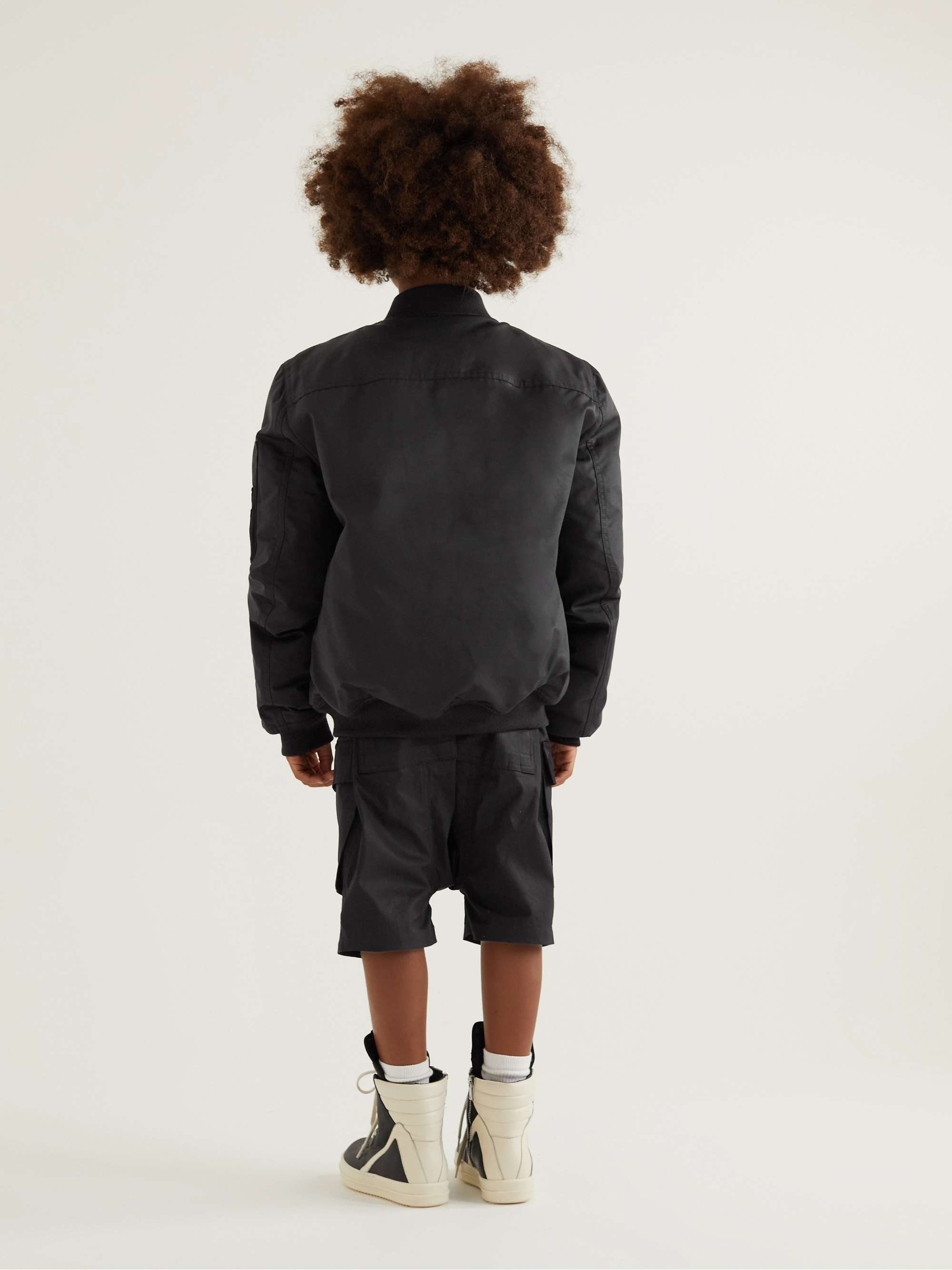 RICK OWENS KIDS Bomber in shell