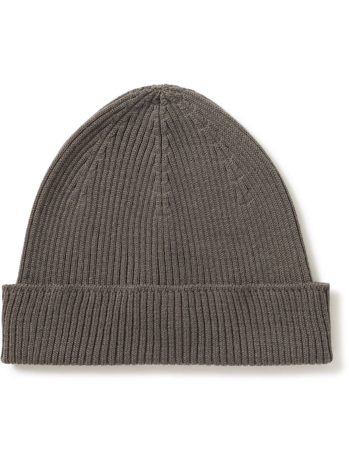 RICK OWENS RIBBED WOOL BEANIE