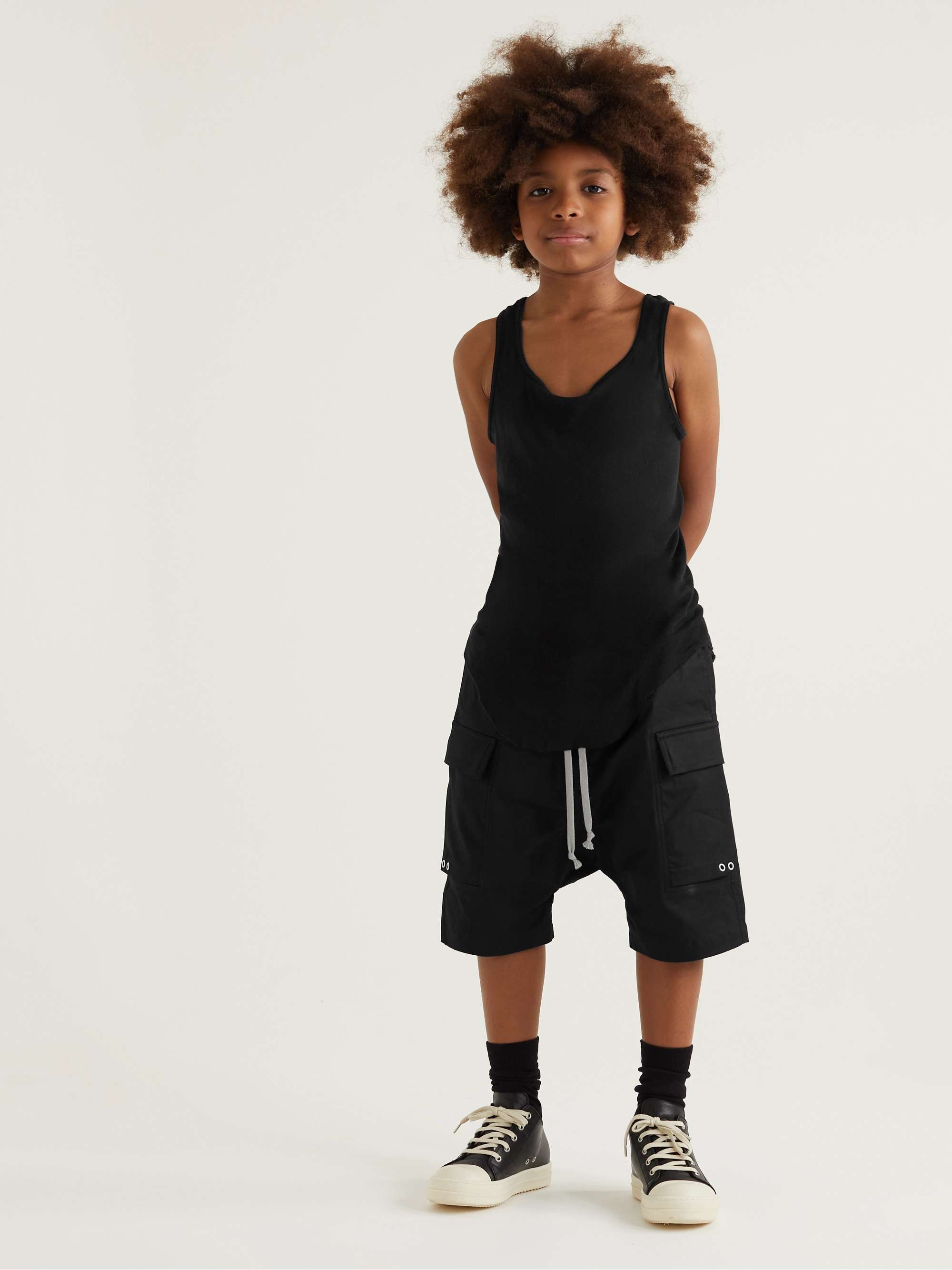 RICK OWENS KIDS Cotton-Jersey Tank Top