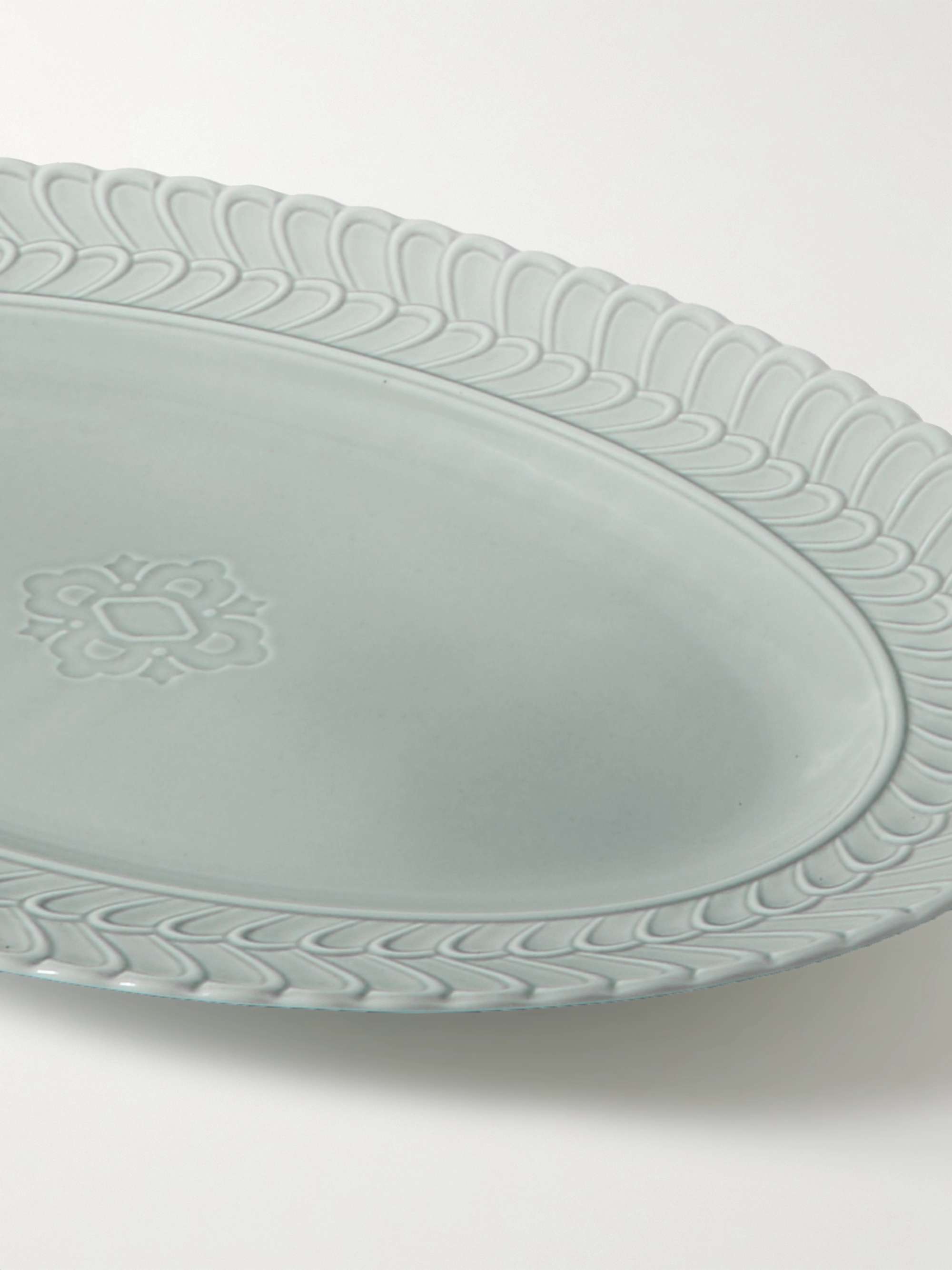 BUCCELLATI Double Rouche 36cm Porcelain Serving Tray