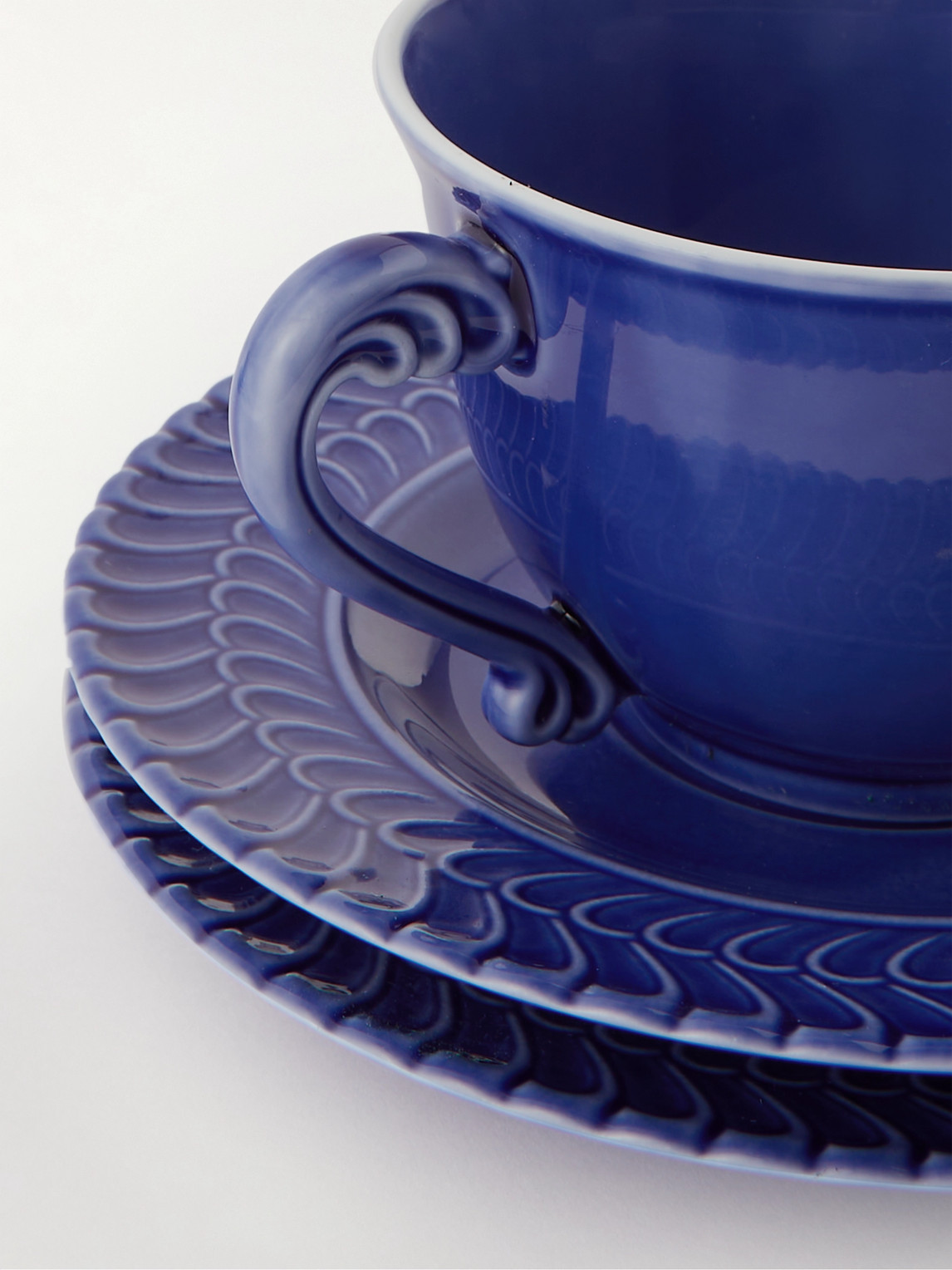  Buccellati - Ginori Set Of Two Porcelain Tea Cups And Saucers - Men - Blue 