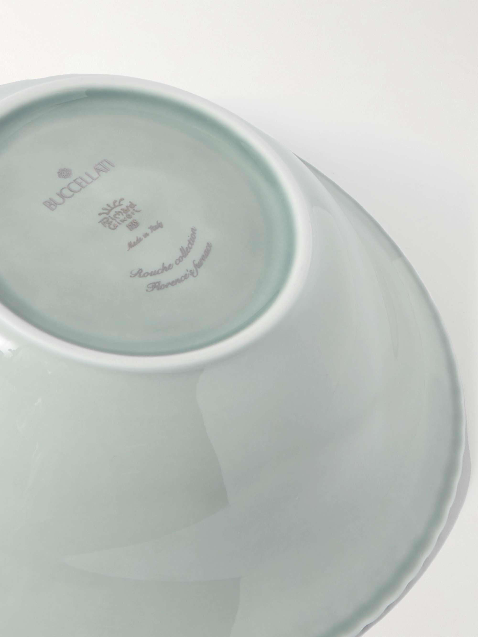 BUCCELLATI Double Rouche Porcelain Salad Bowl