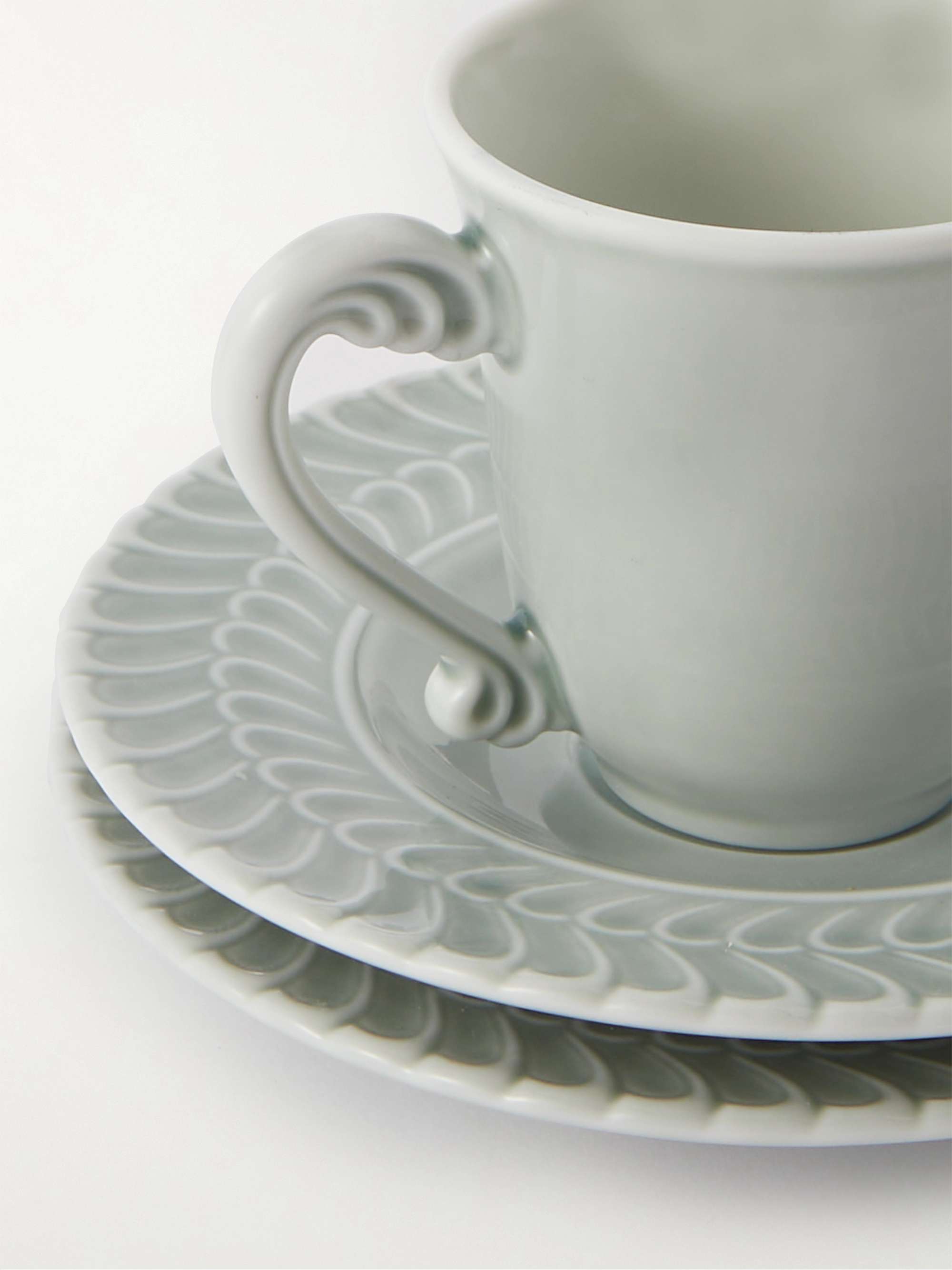 BUCCELLATI Set of Two Porcelain Coffee Cups
