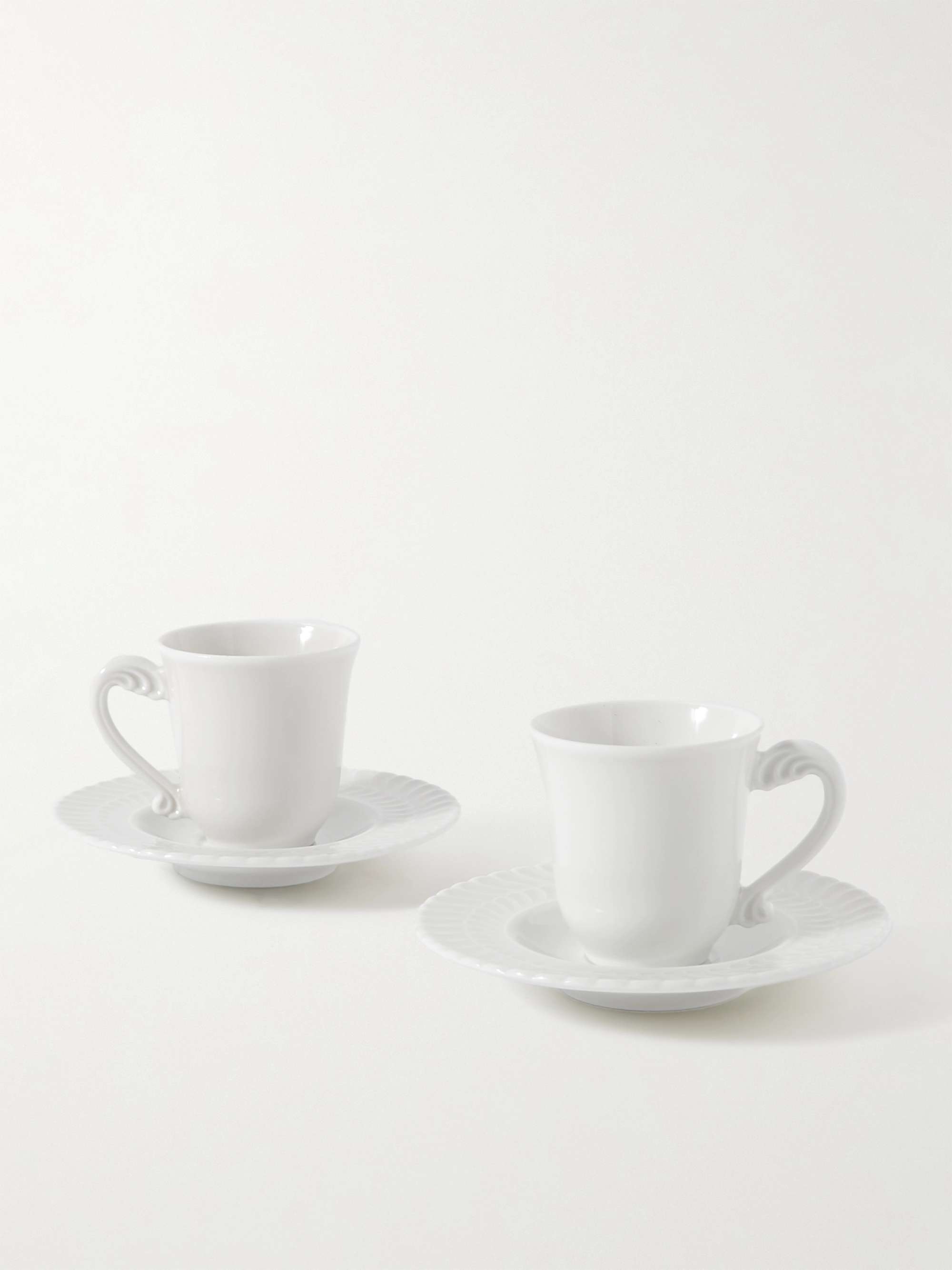 BUCCELLATI Set of Two Porcelain Coffee Cups for Men