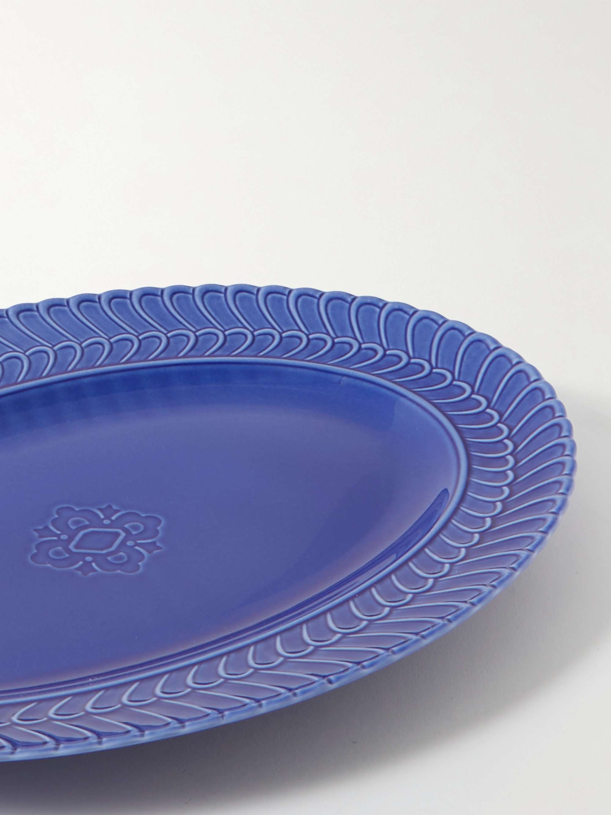 BUCCELLATI Double Rouche 36cm Porcelain Serving Tray