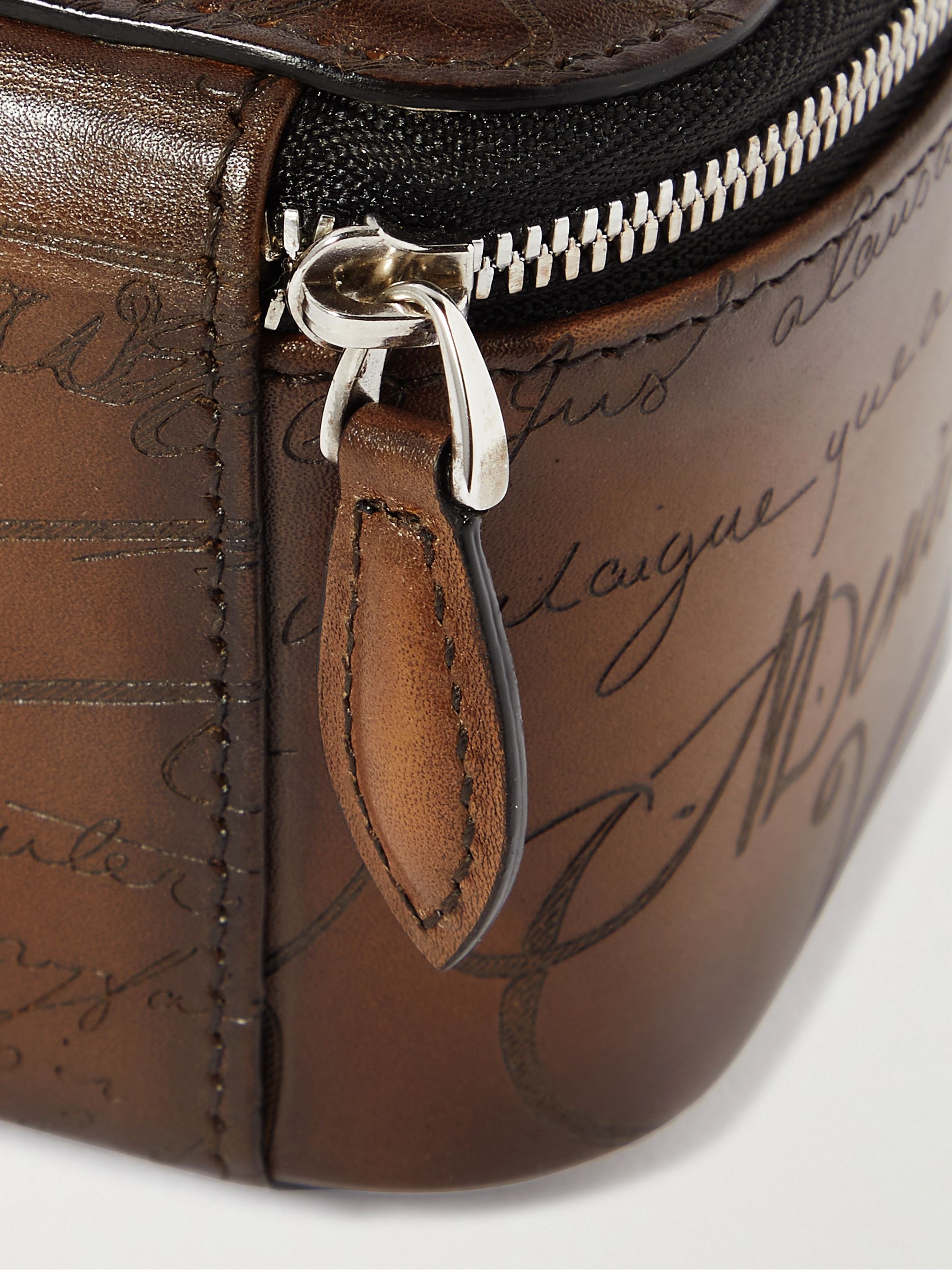 BERLUTI Scritto Leather Watch Case