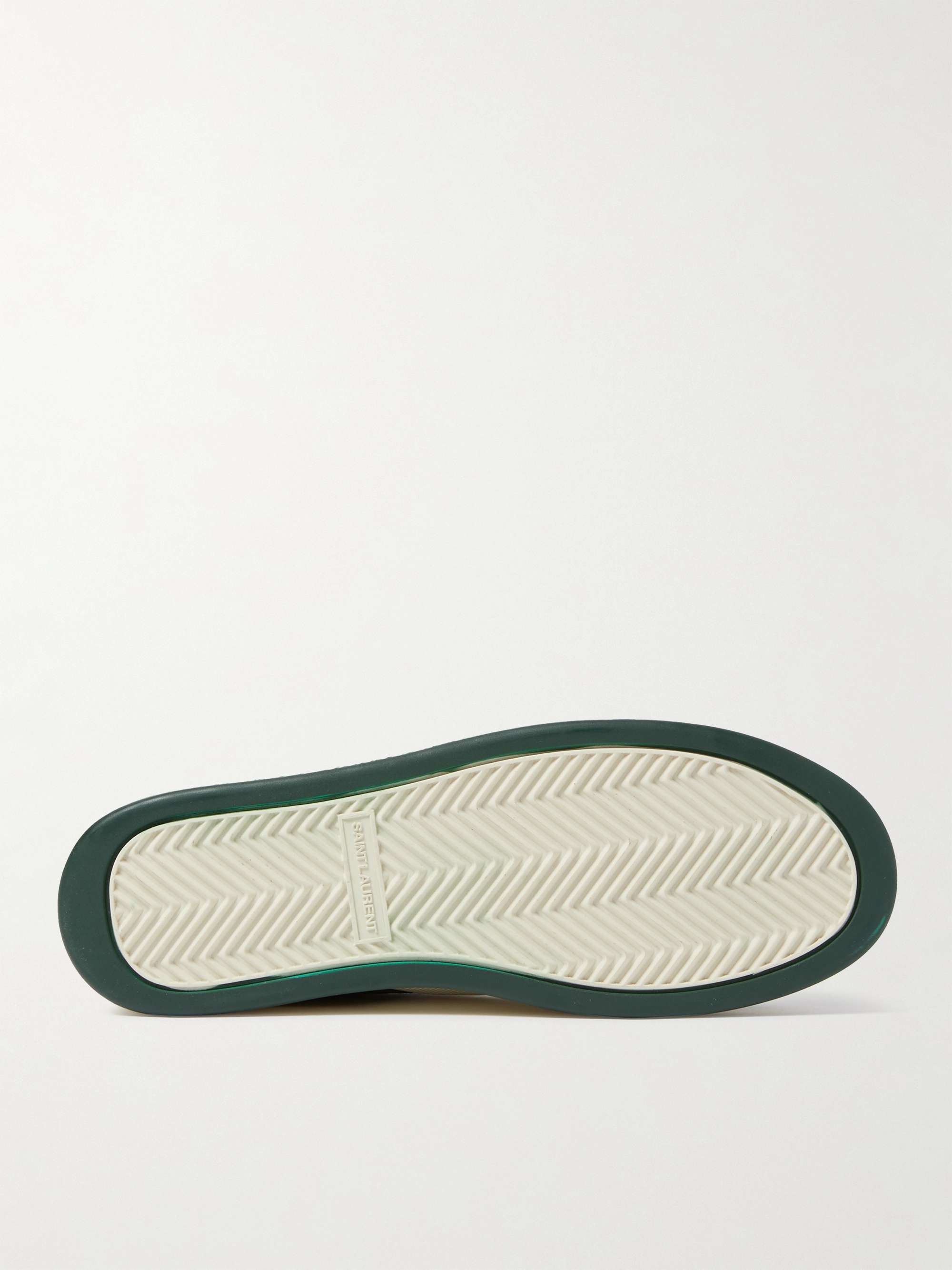 SAINT LAURENT SL/61 Perforated Leather Sneakers