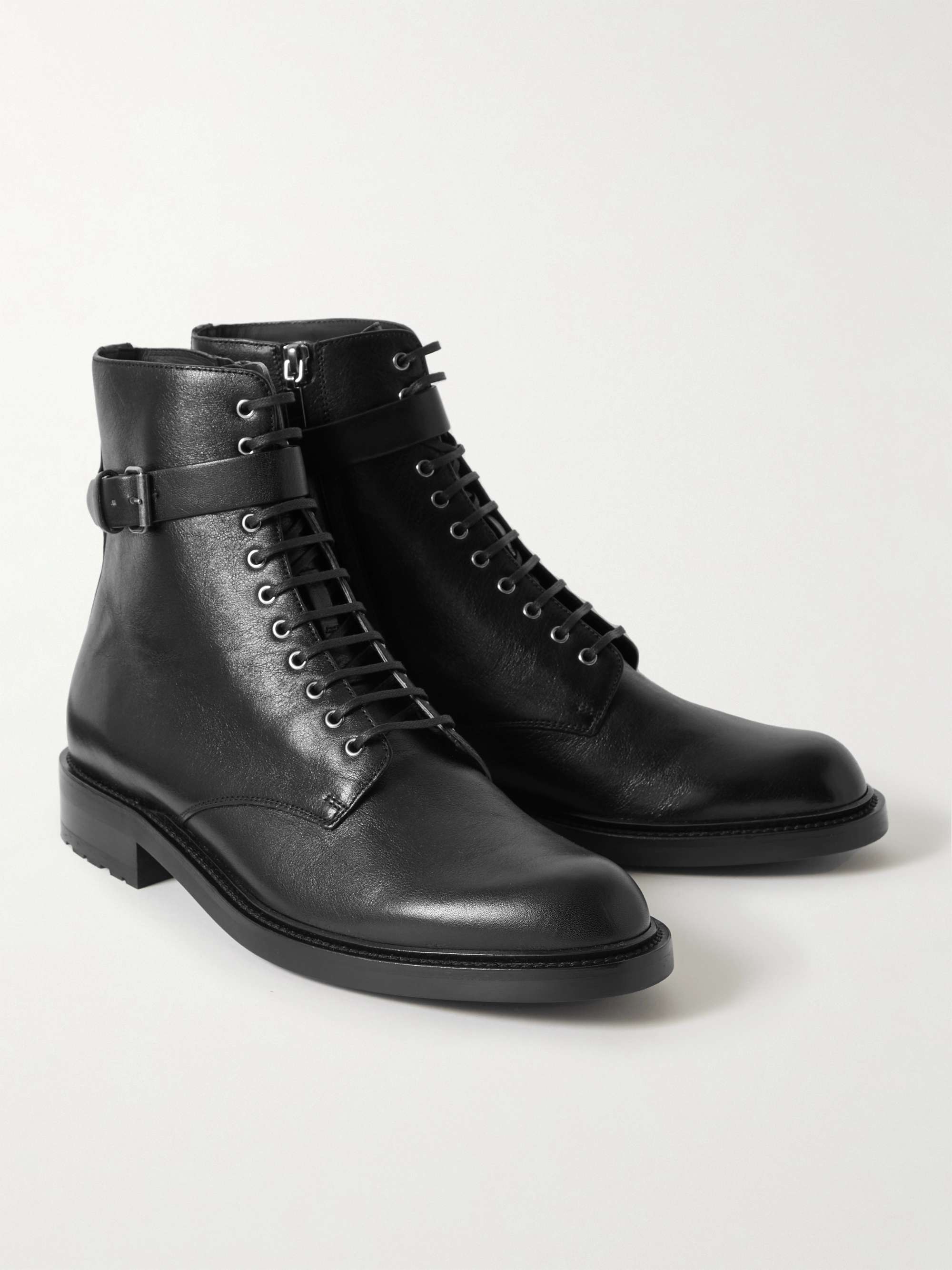 SAINT LAURENT Leather Boots | MR PORTER