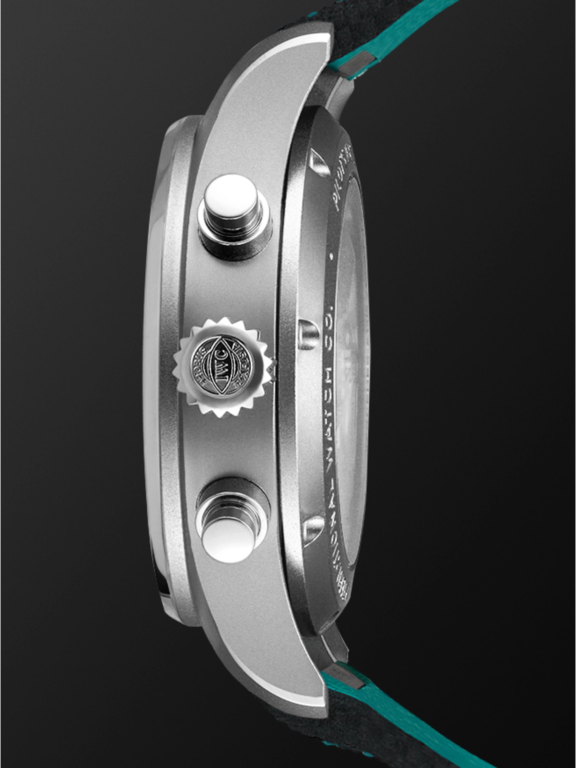 IWC SCHAFFHAUSEN Pilot's Watch Mercedes-AMG Petronas Formula One™ Team Edition Automatic Chronograph 41mm Titanium and Leather Watch, Ref. No. IWIW388108