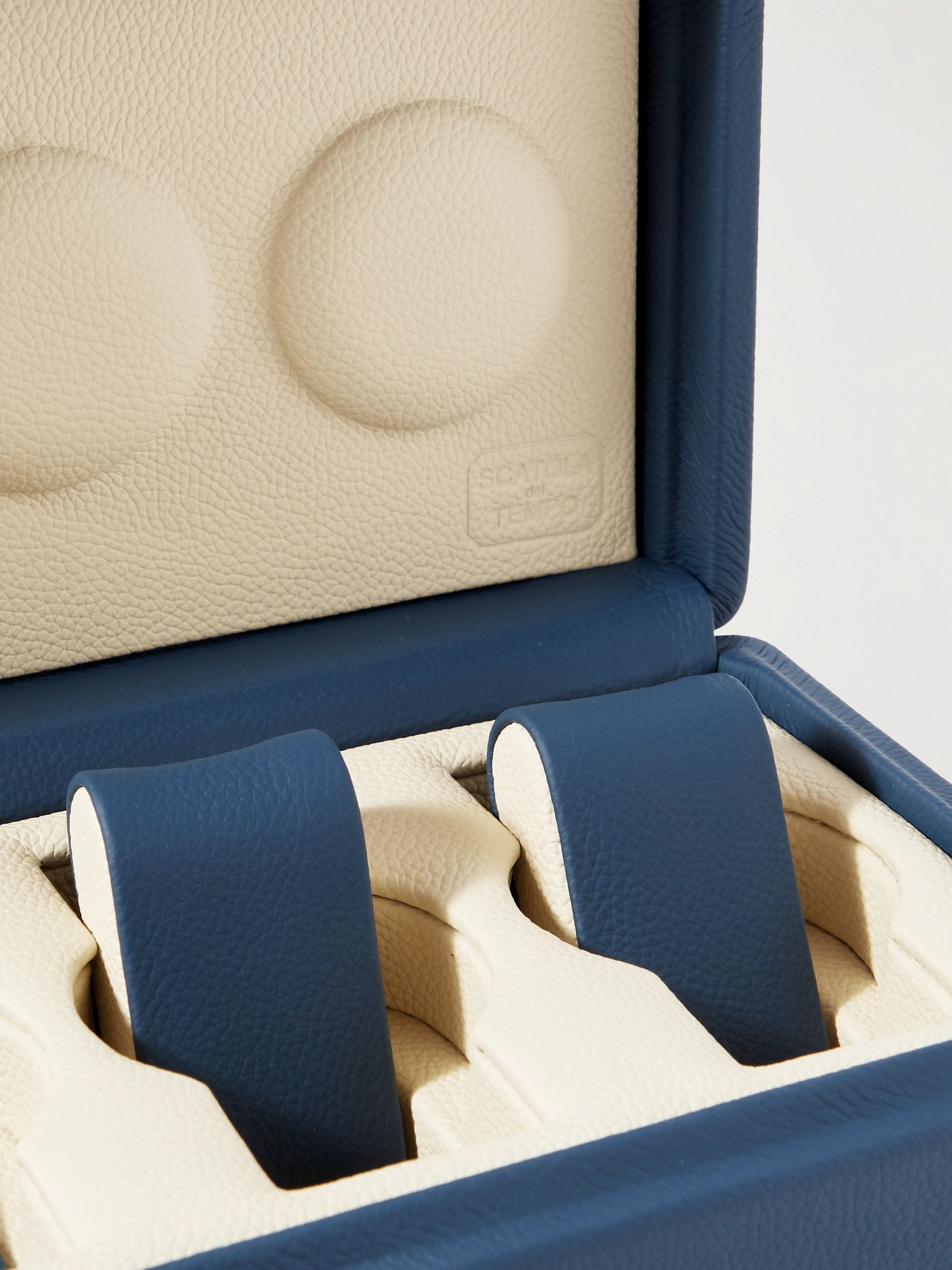 SCATOLA DEL TEMPO Full-Grain Leather Watch Box