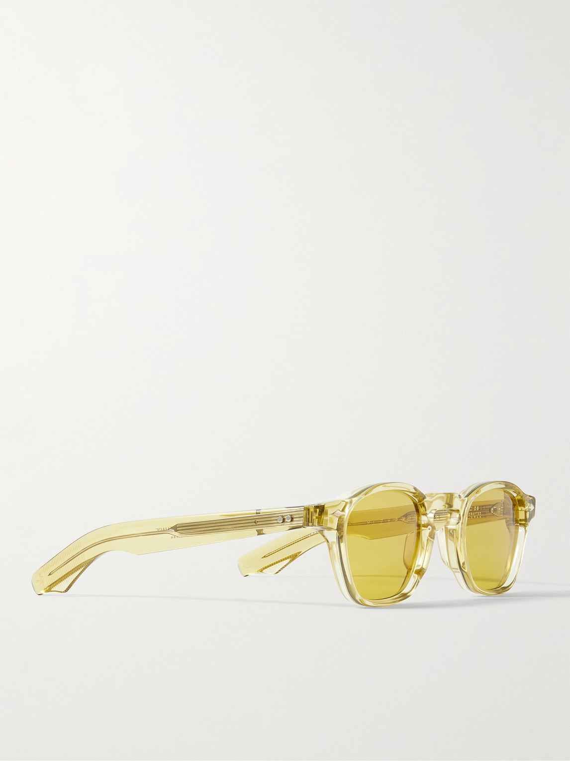Shop Jacques Marie Mage Zephirin D-frame Acetate Sunglasses In Yellow