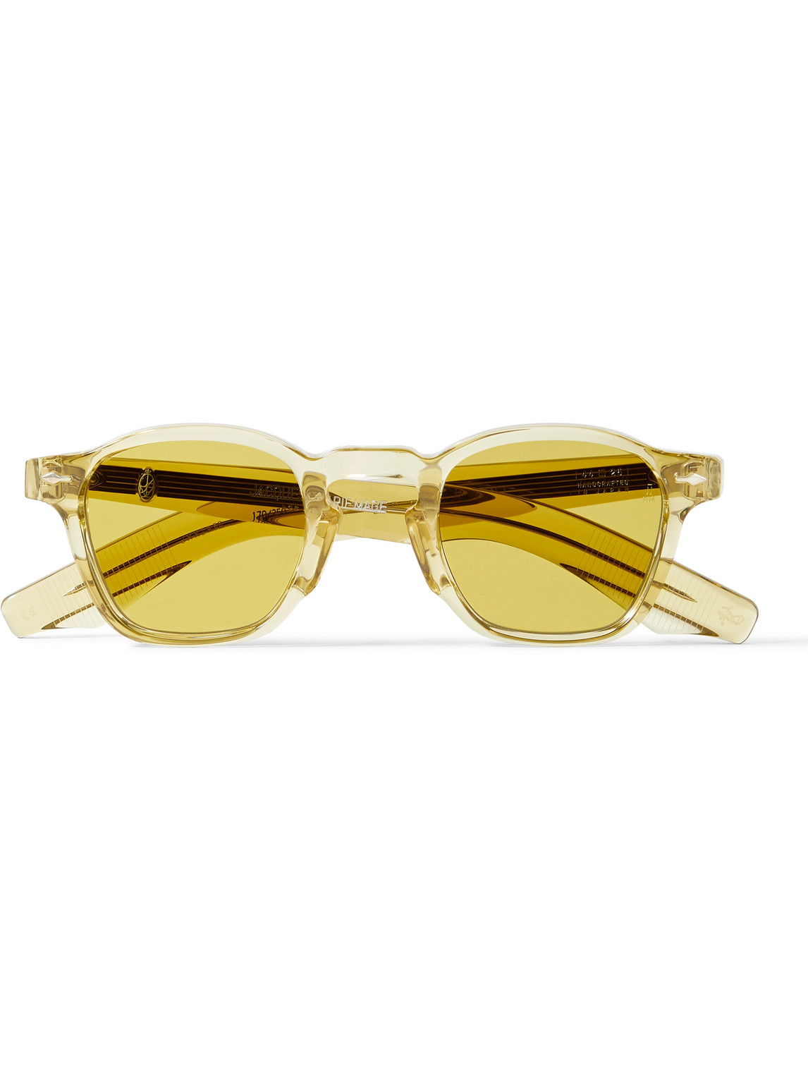 Jacques Marie Mage Zephirin D-frame Acetate Sunglasses In Yellow