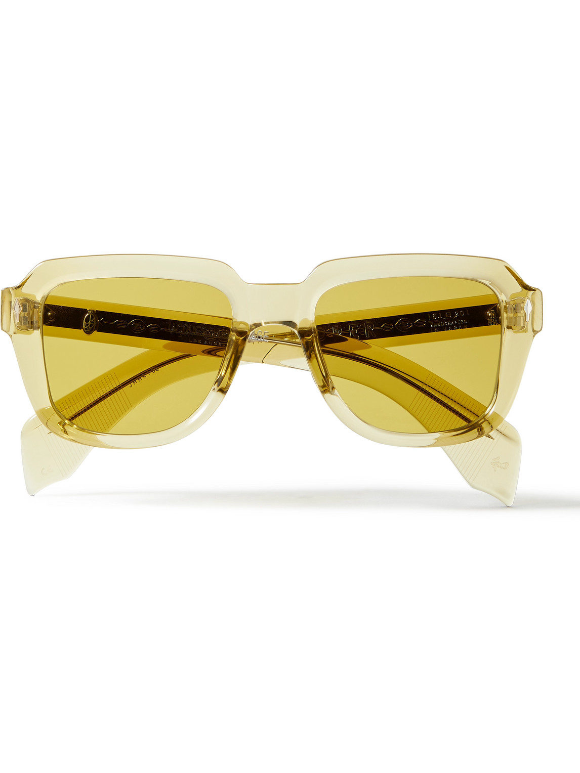 Jacques Marie Mage Hopper Goods Taos Square-frame Acetate Sunglasses In Green