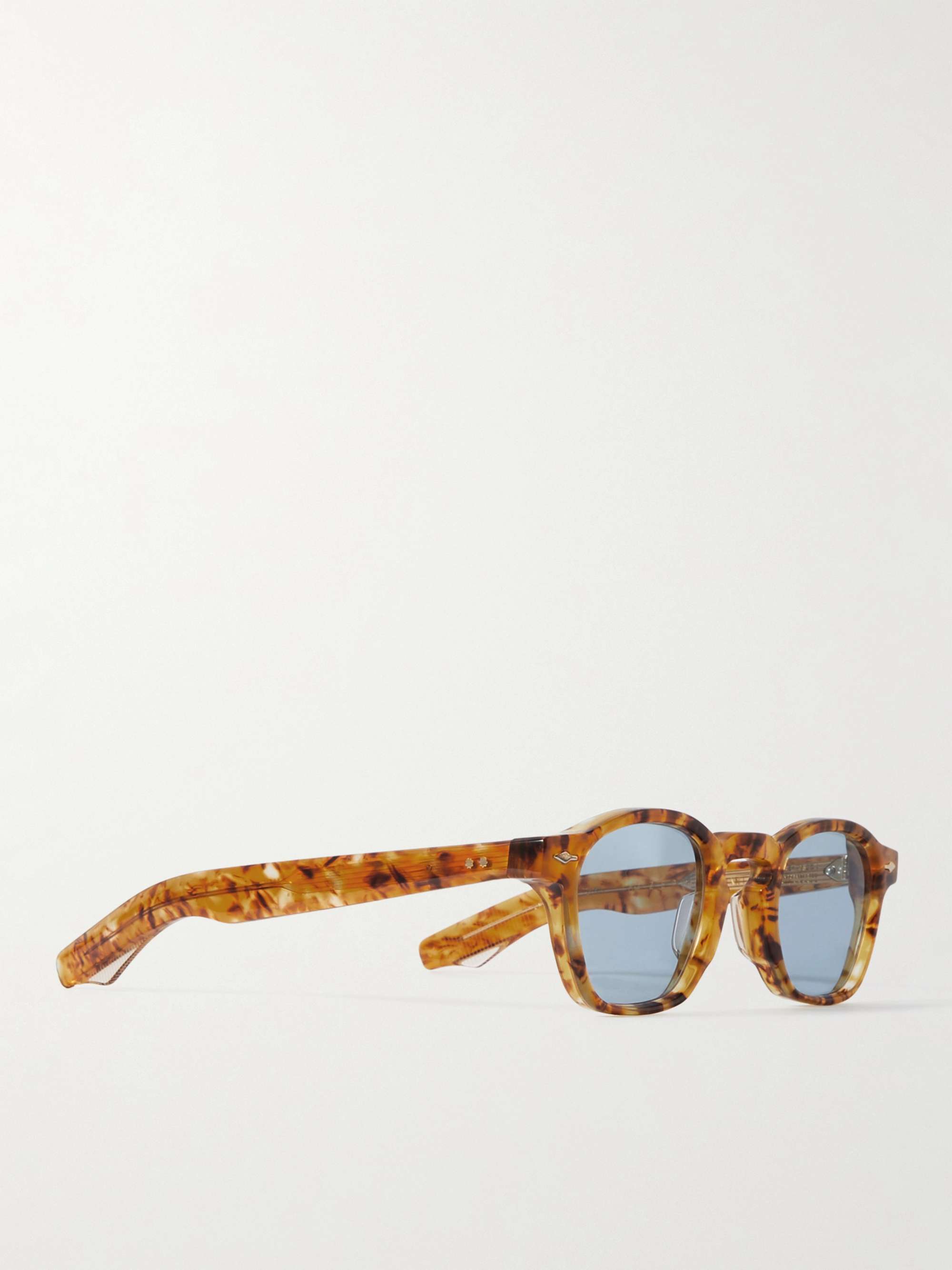 JACQUES MARIE MAGE Zephirin Round-Frame Tortoiseshell Acetate Sunglasses