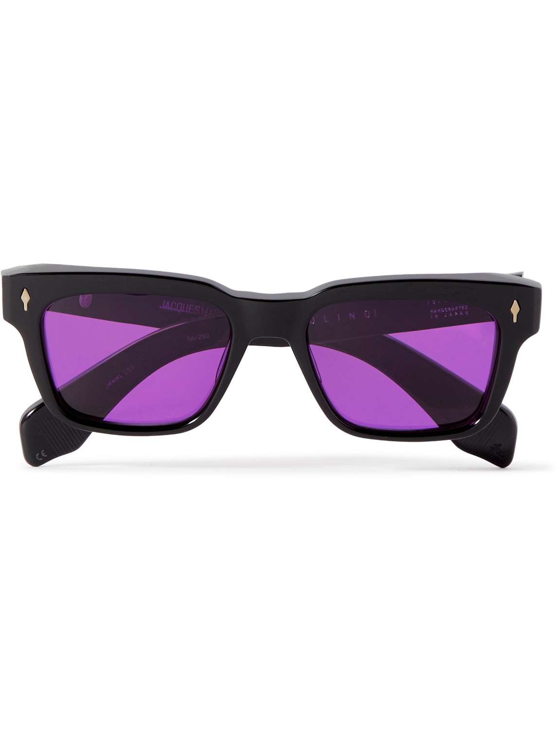 Jacques Marie Mage Molino Abyss Square-frame Acetate Sunglasses In Black