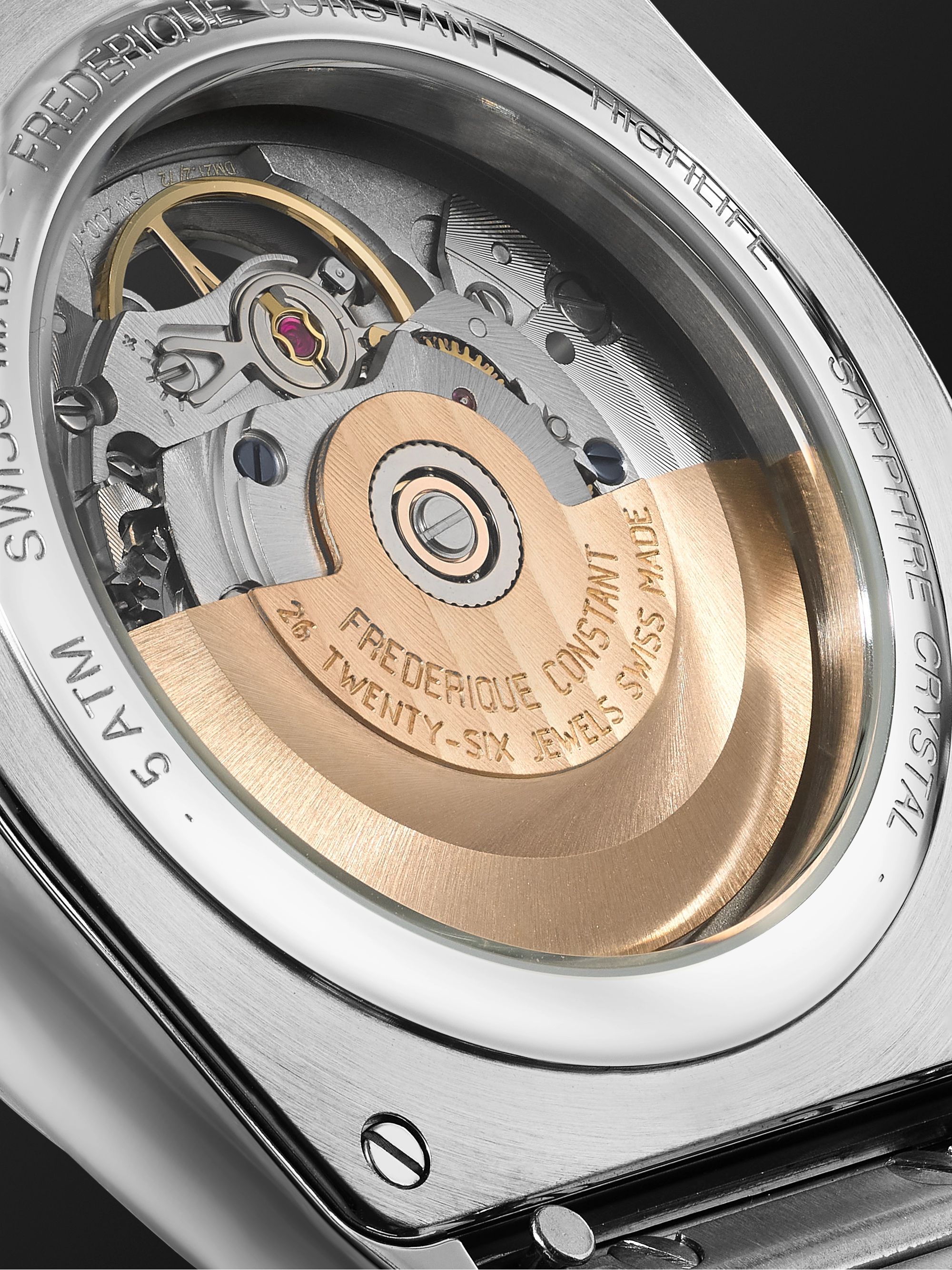 FREDERIQUE CONSTANT Highlife Heart Beat Automatic 41mm Stainless Steel Watch, Ref. No. FC-310B4NH6B
