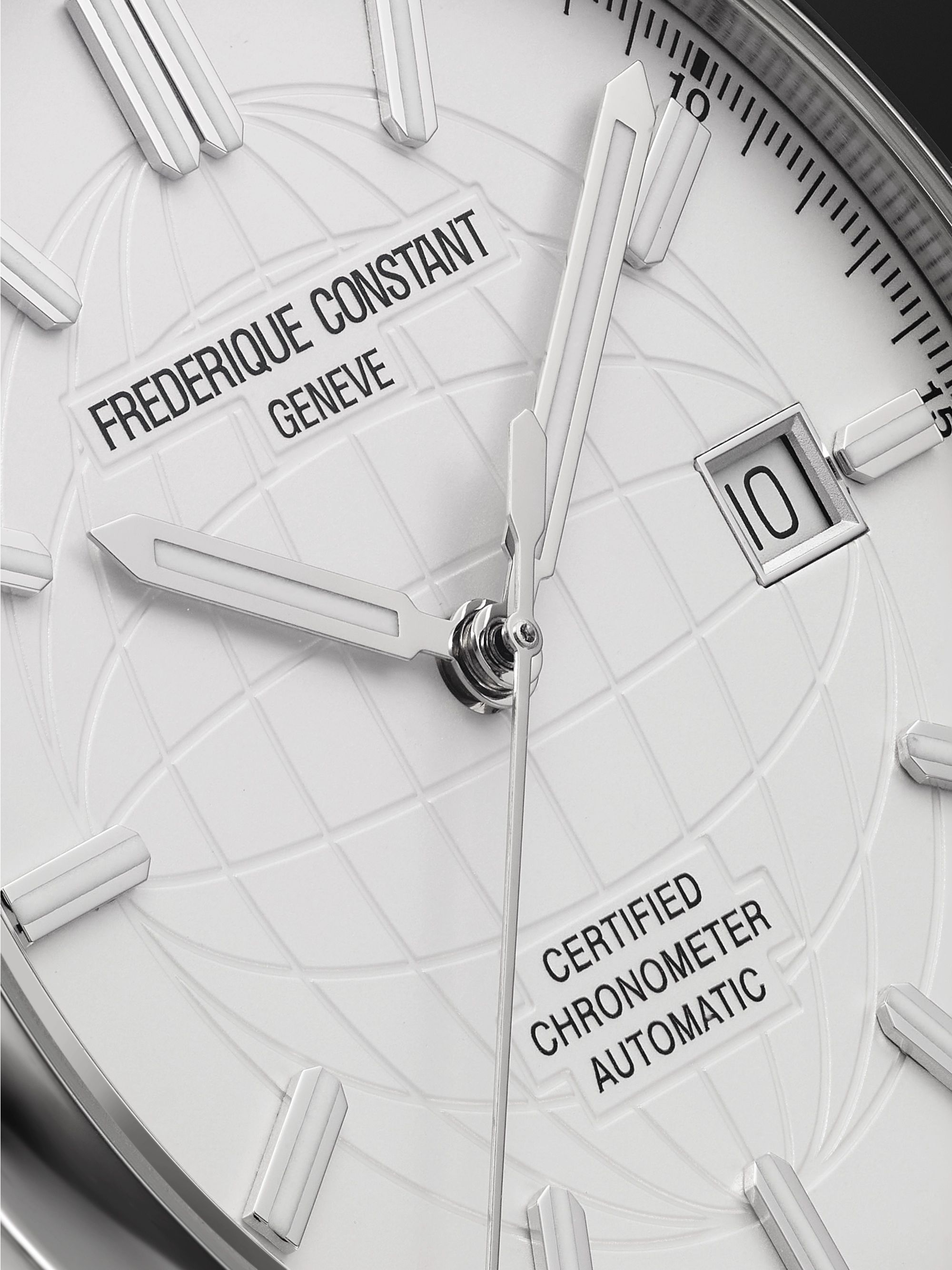 FREDERIQUE CONSTANT Highlife Automatic COSC 41mm Stainless Steel and Croc-Effect Leather Watch, Ref. No. FC-303S4NH6