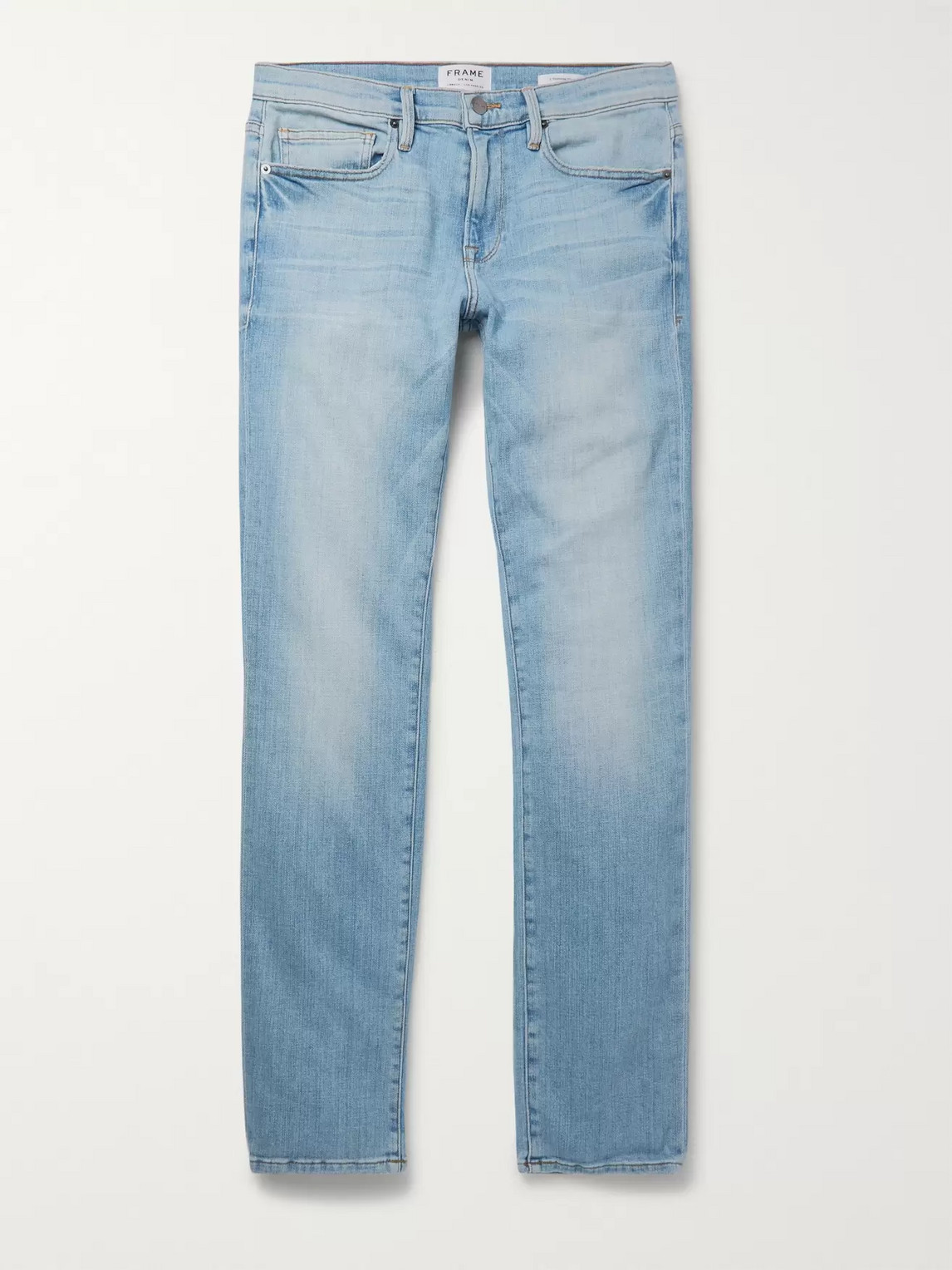 Frame L'Homme Slim-Fit Stretch-Denim Jeans - Men