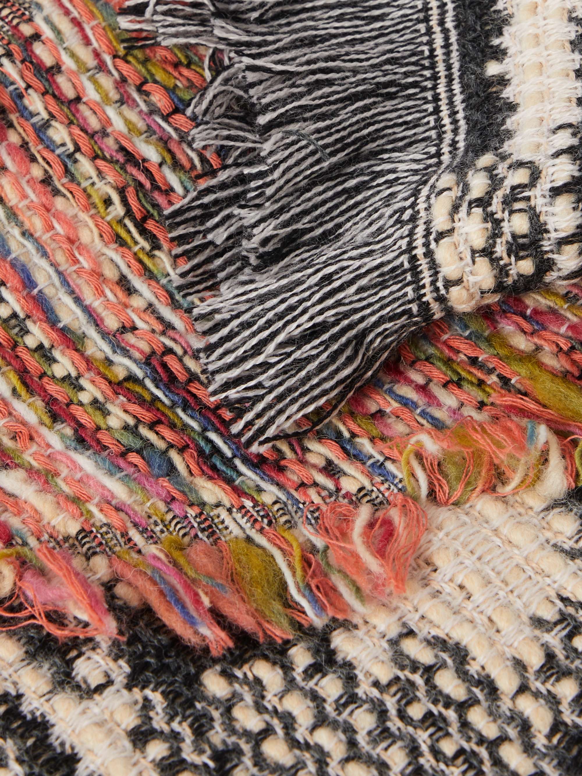MISSONI HOME Aida  Fringed Crochet-Knit Throw