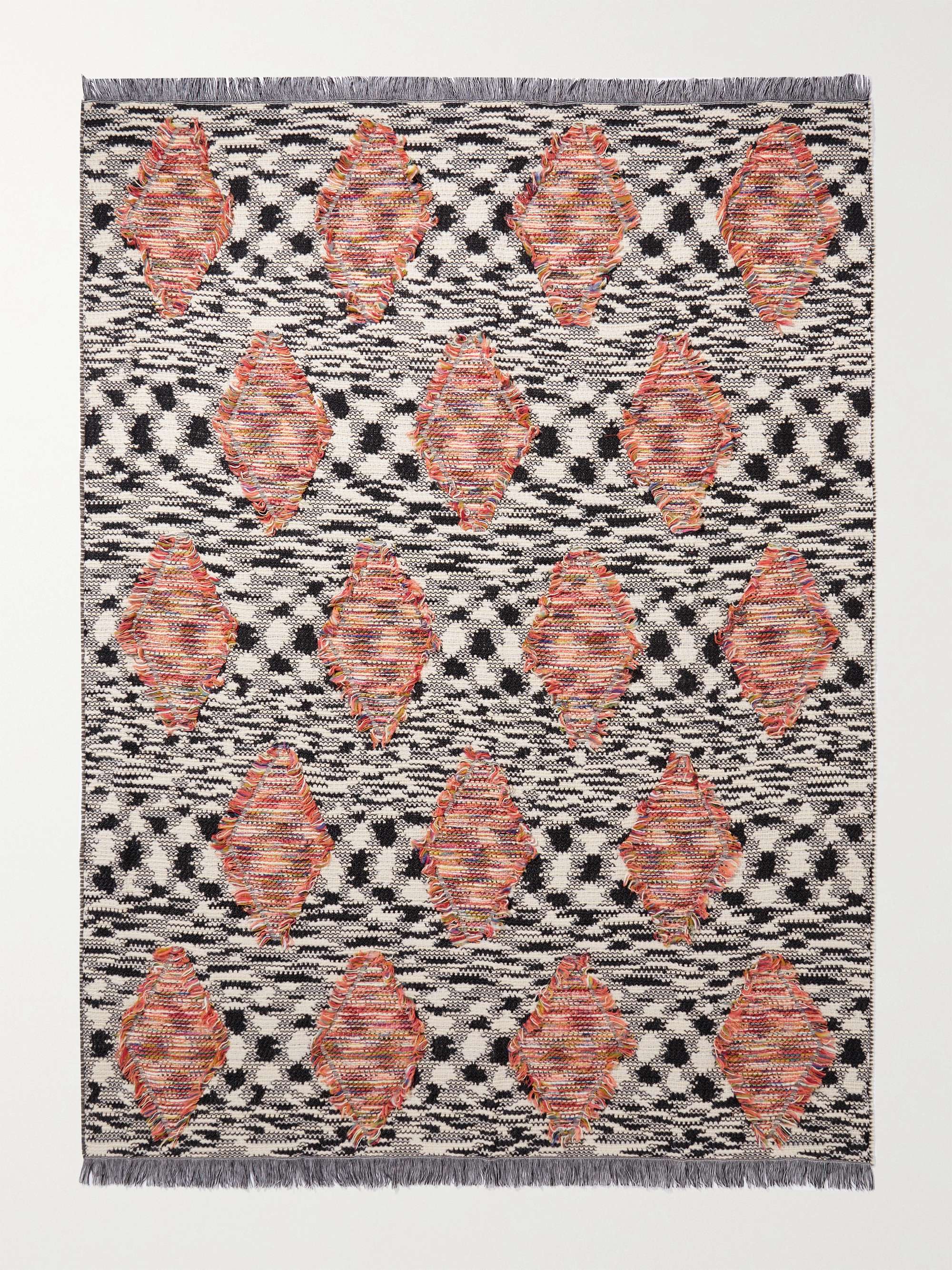 MISSONI HOME Aida  Fringed Crochet-Knit Throw