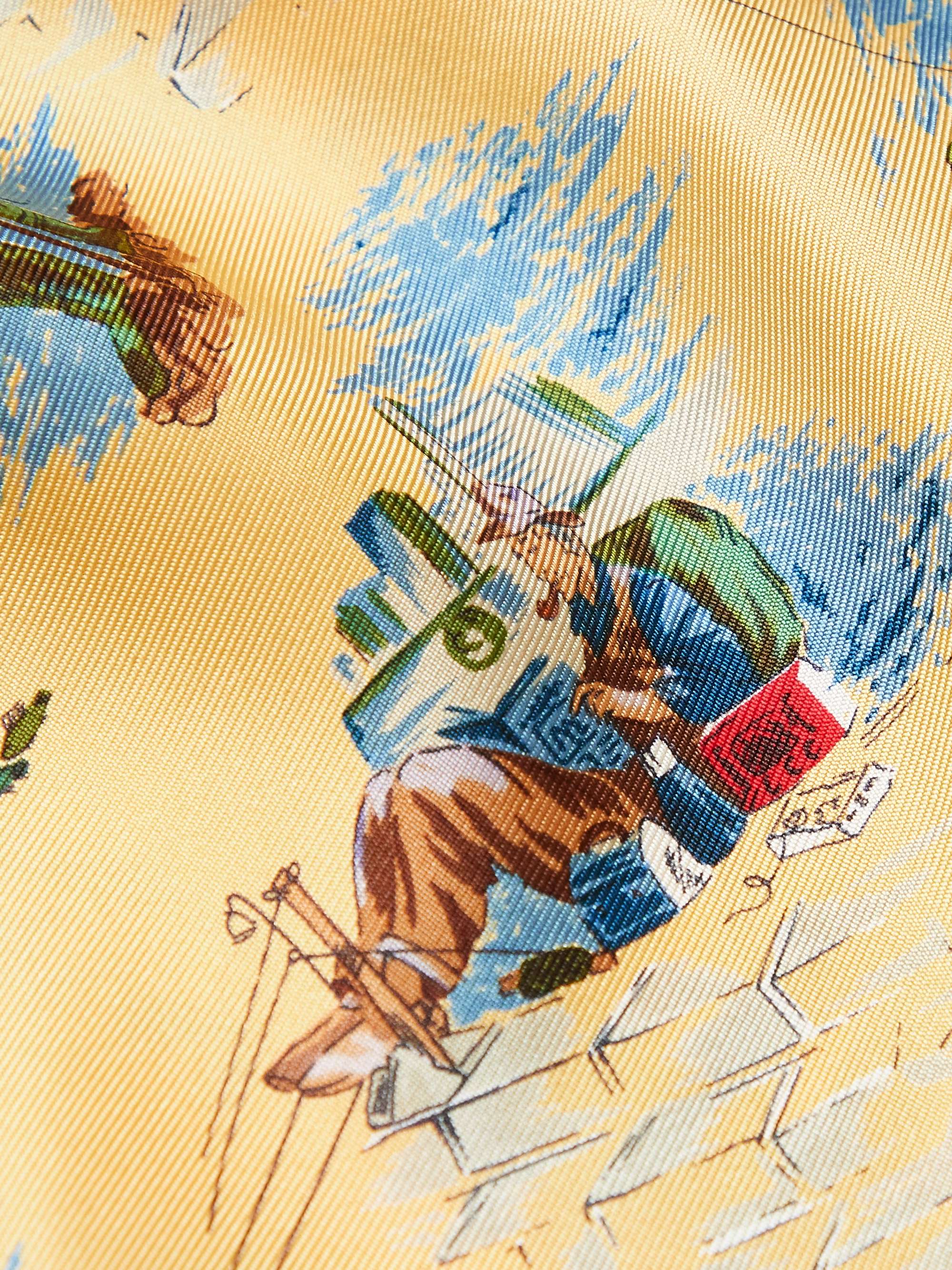 BODE CampCollar Printed SilkSatin Twill Shirt for Men MR PORTER