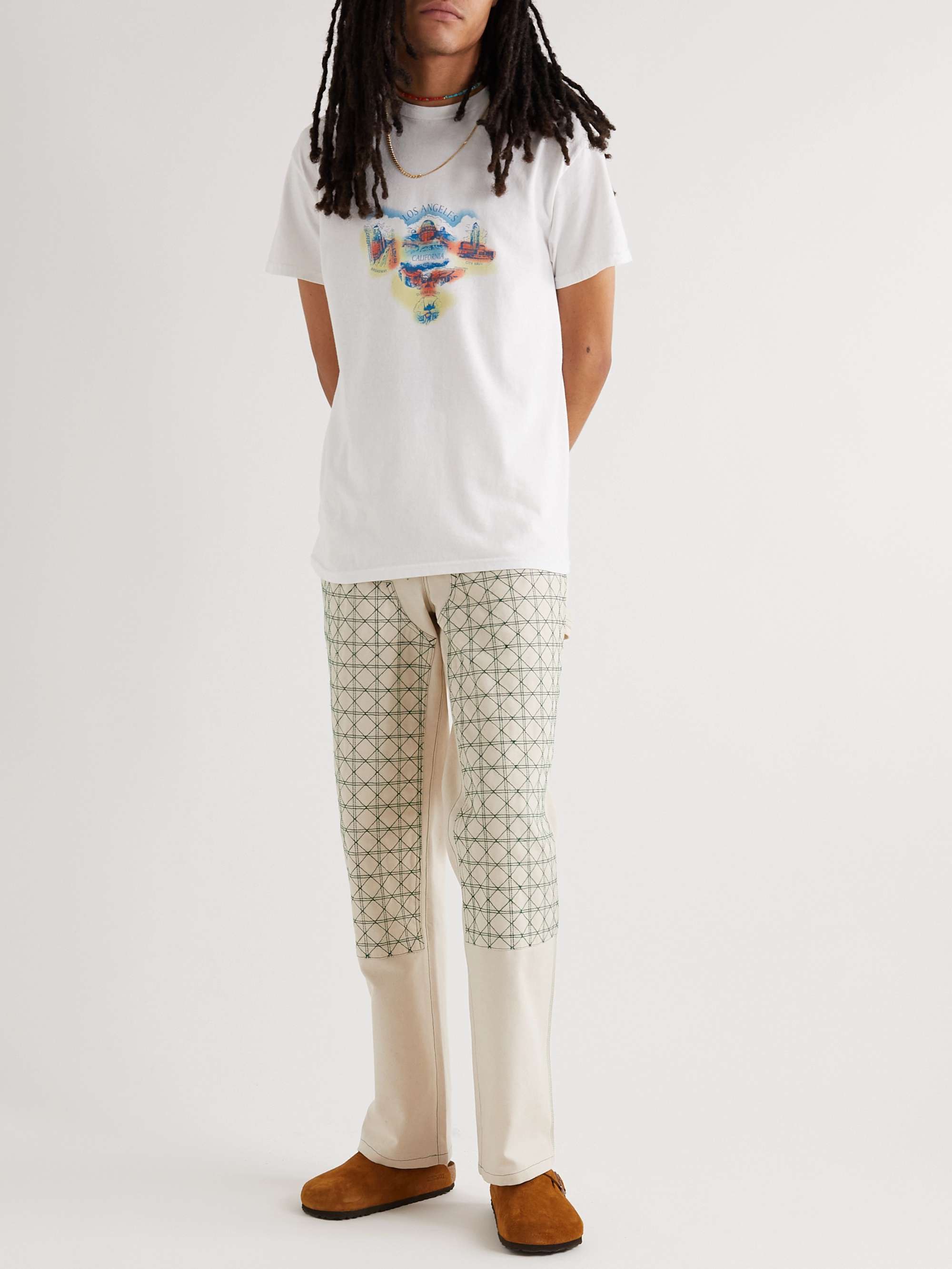 BODE Printed Washed Cotton-Jersey T-Shirt