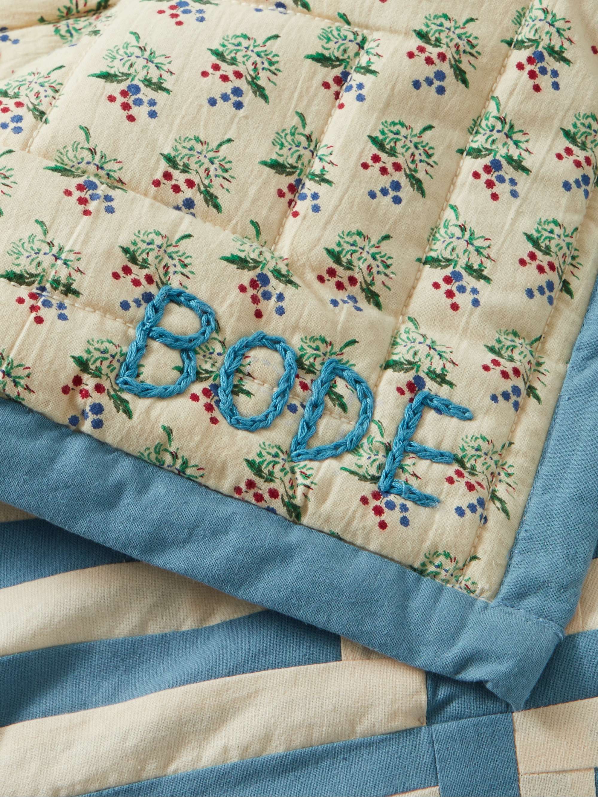 BODE White House Steps Quilted Cotton Blanket