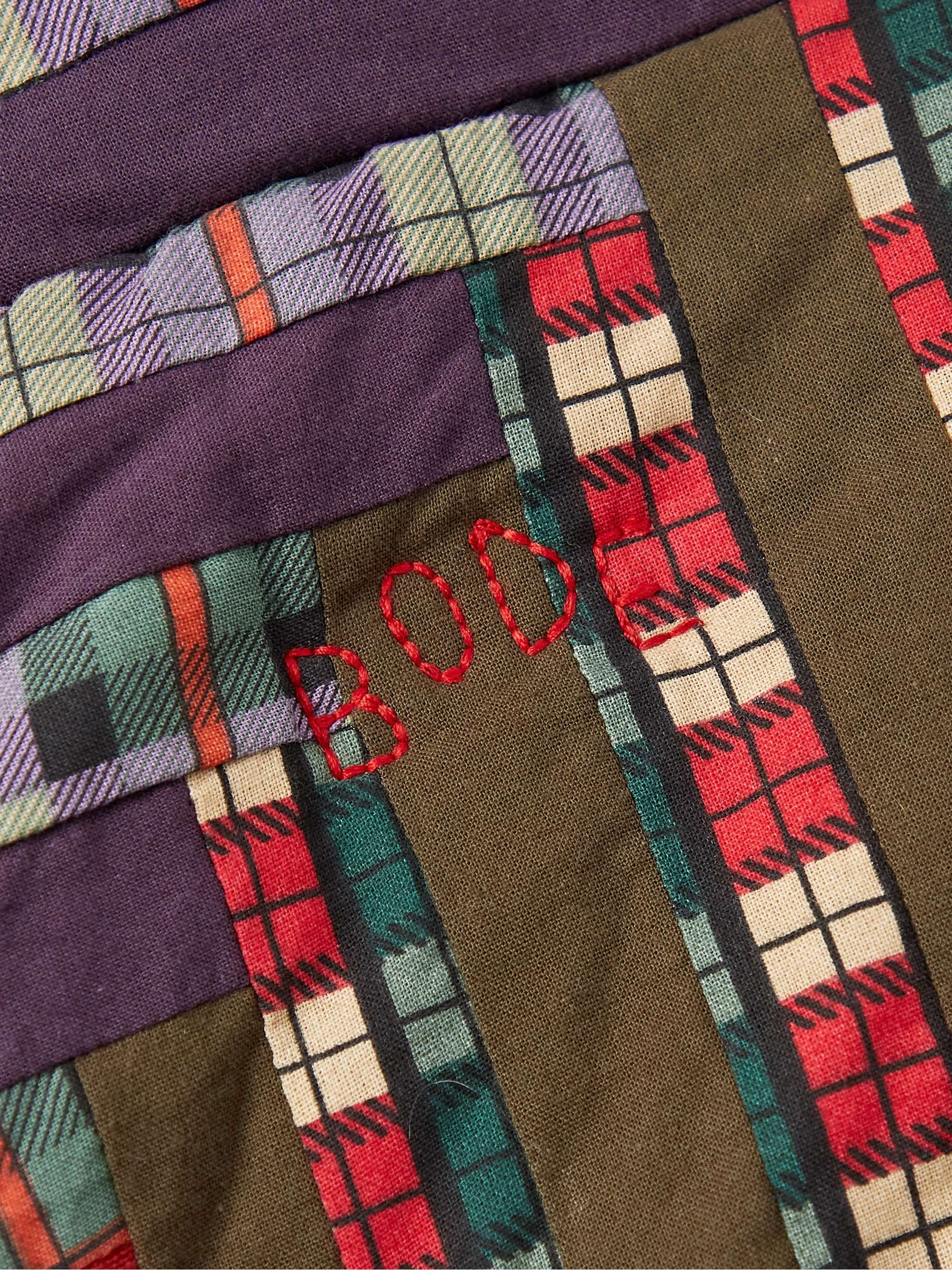 BODE Log Cabin Patchwork Checked Cotton Jacket