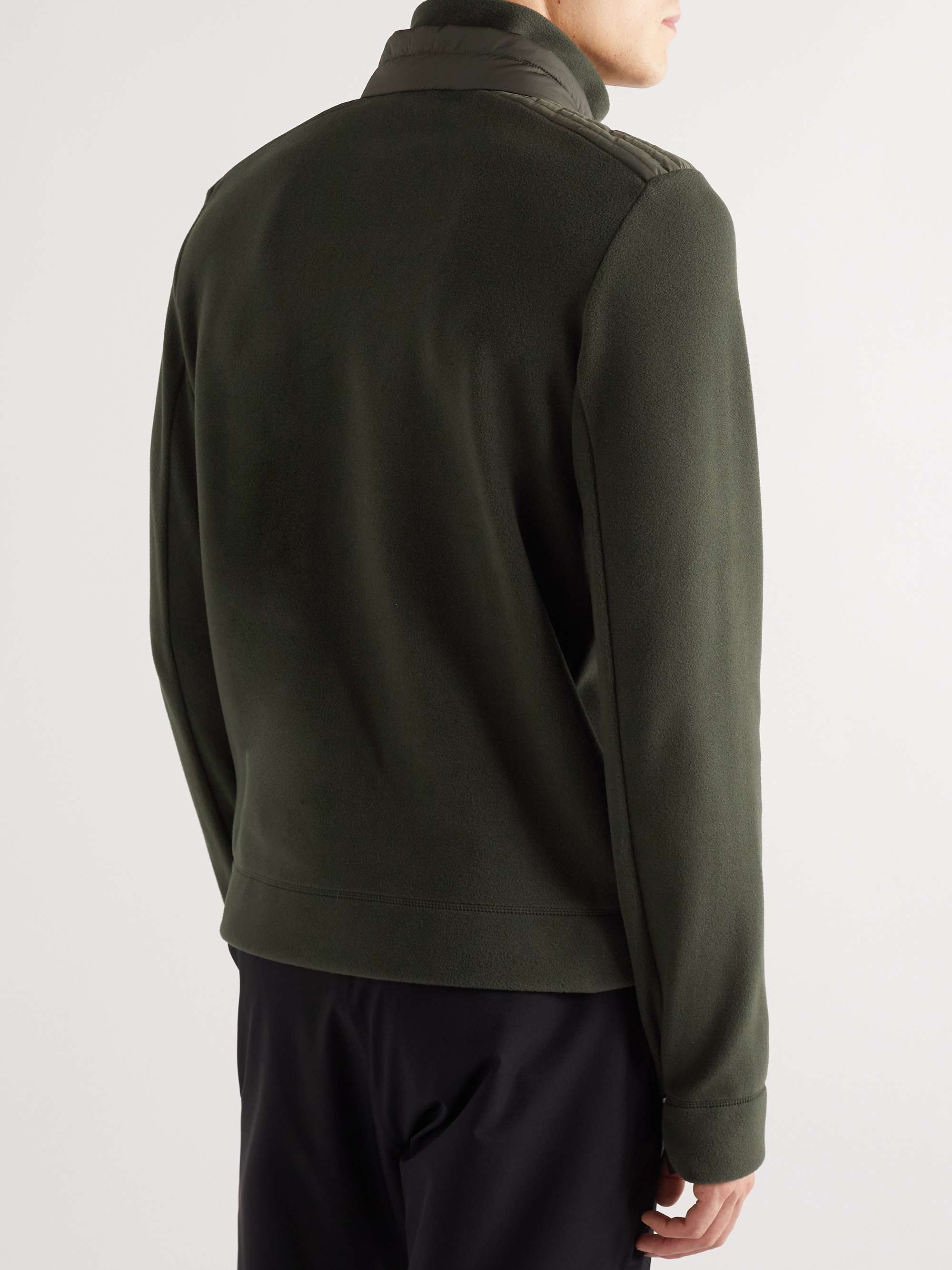 MONCLER GRENOBLE Shell-Trimmed Fleece Down Ski Jacket